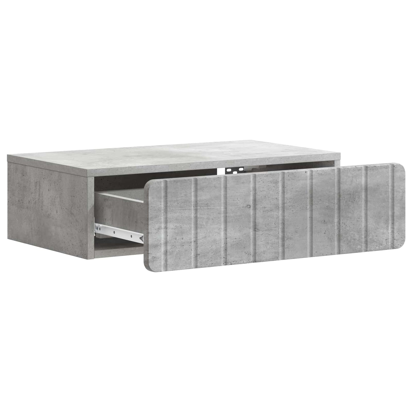 Wandmontierter Beistelltisch Betongrau 59 x 34,5 x 17 cm