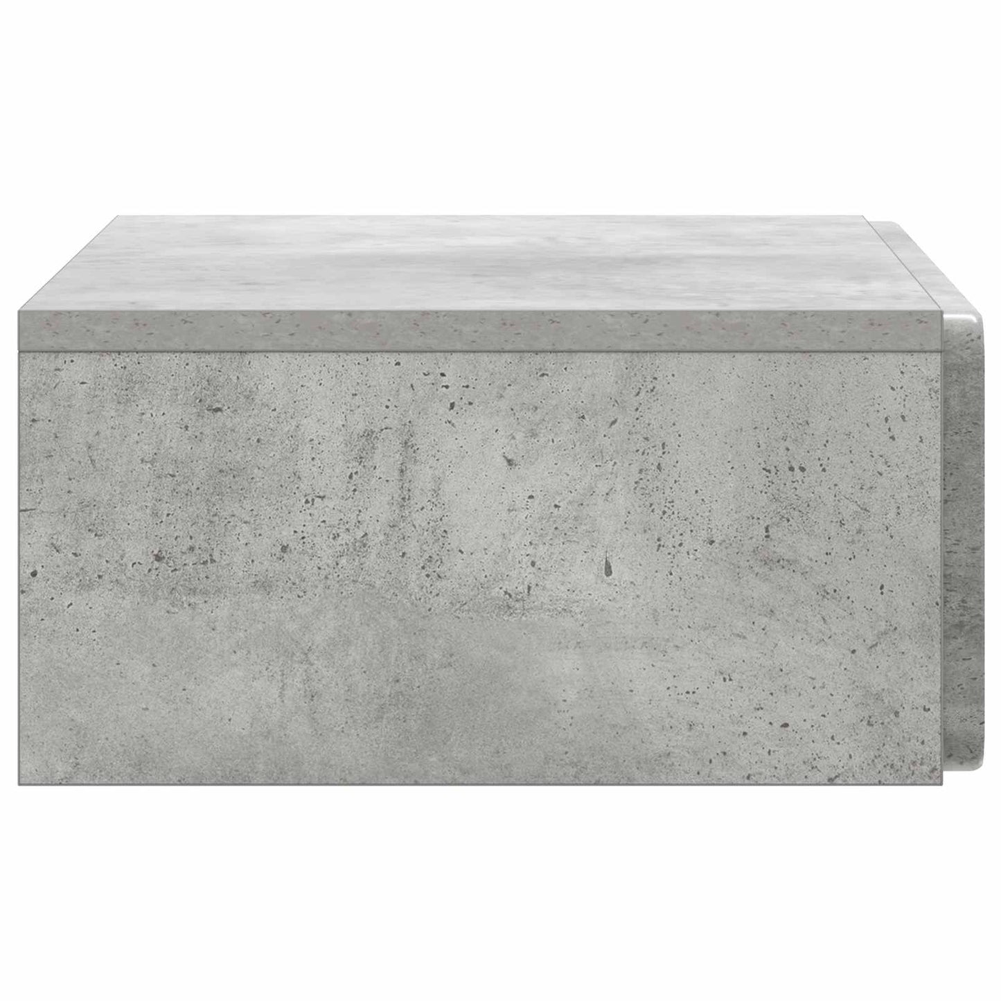 Wandmontierter Beistelltisch Betongrau 59 x 34,5 x 17 cm