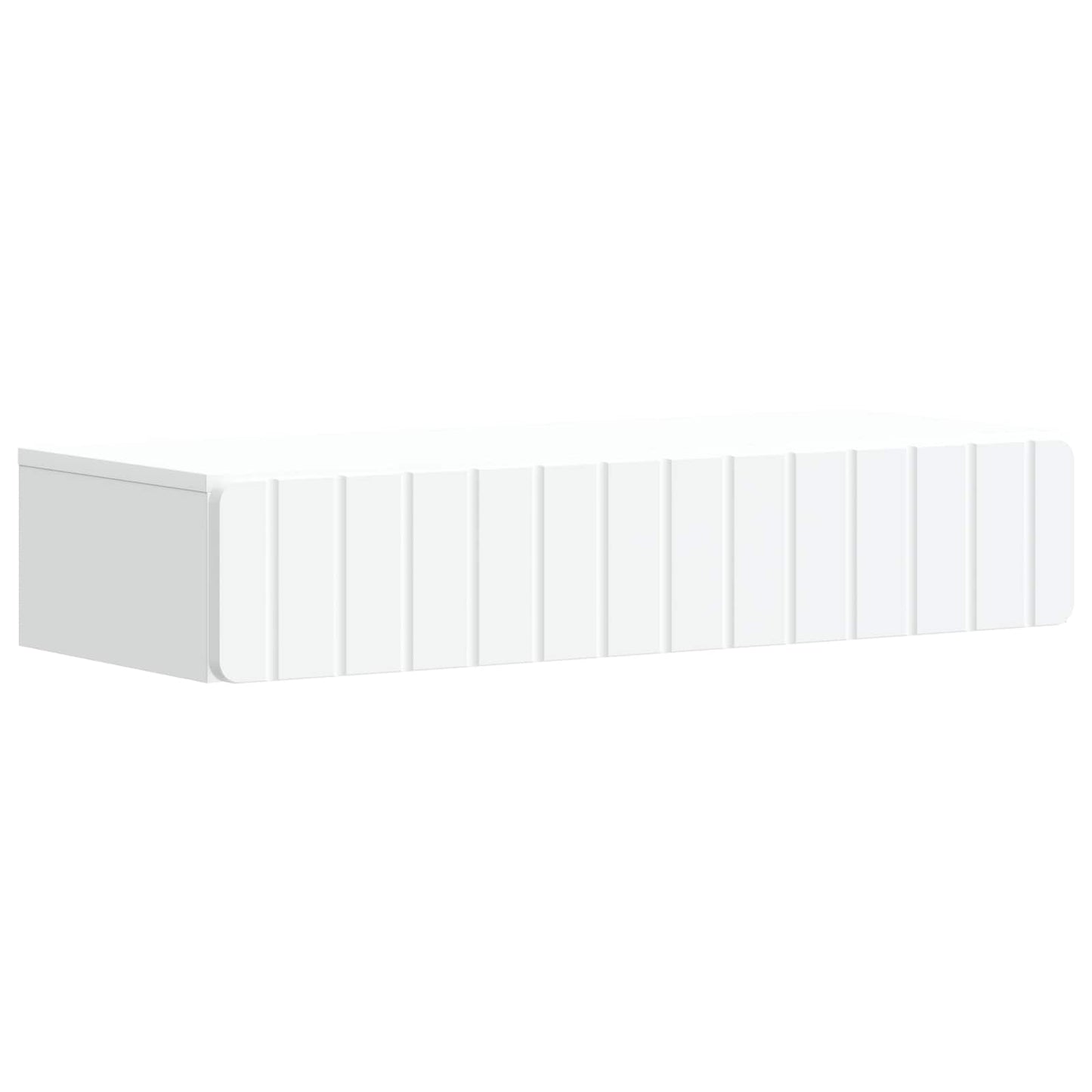 Wandmontierter Beistelltisch Weiß 87,5 x 34,5 x 17 cm