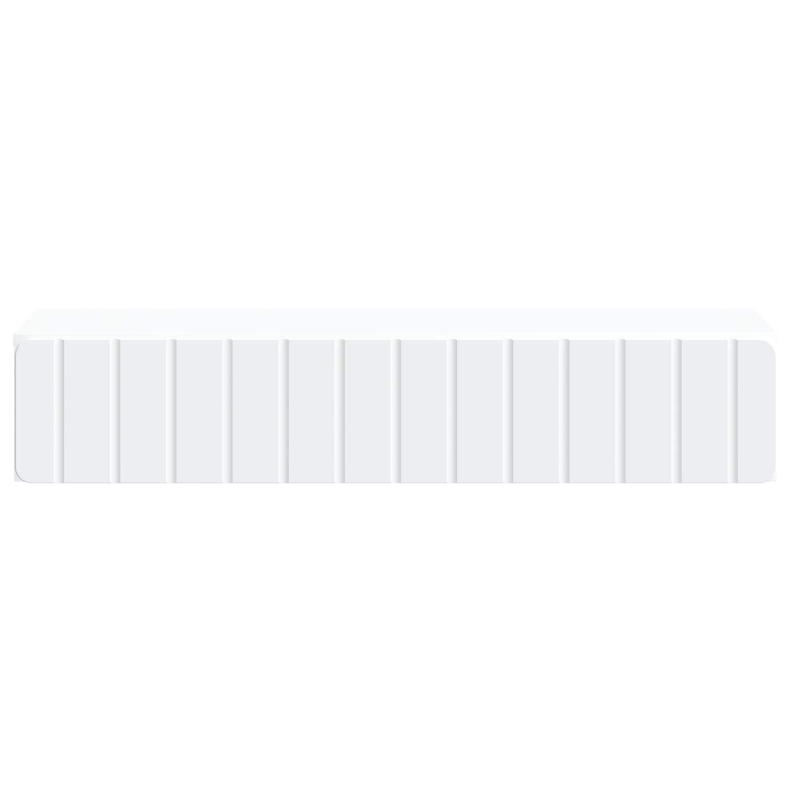 Wandmontierter Beistelltisch Weiß 87,5 x 34,5 x 17 cm