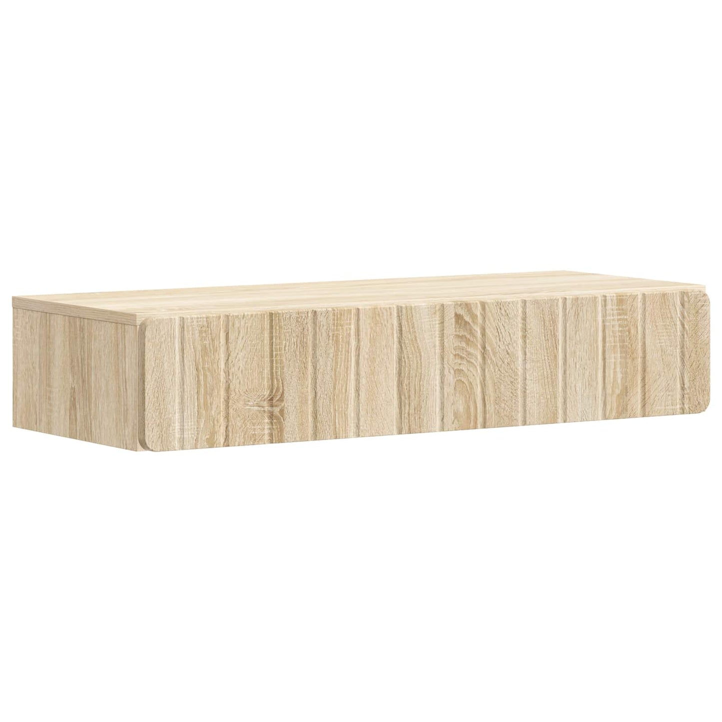Wandmontierter Beistelltisch Sonoma-Eiche 87,5 x 34,5 x 17 cm