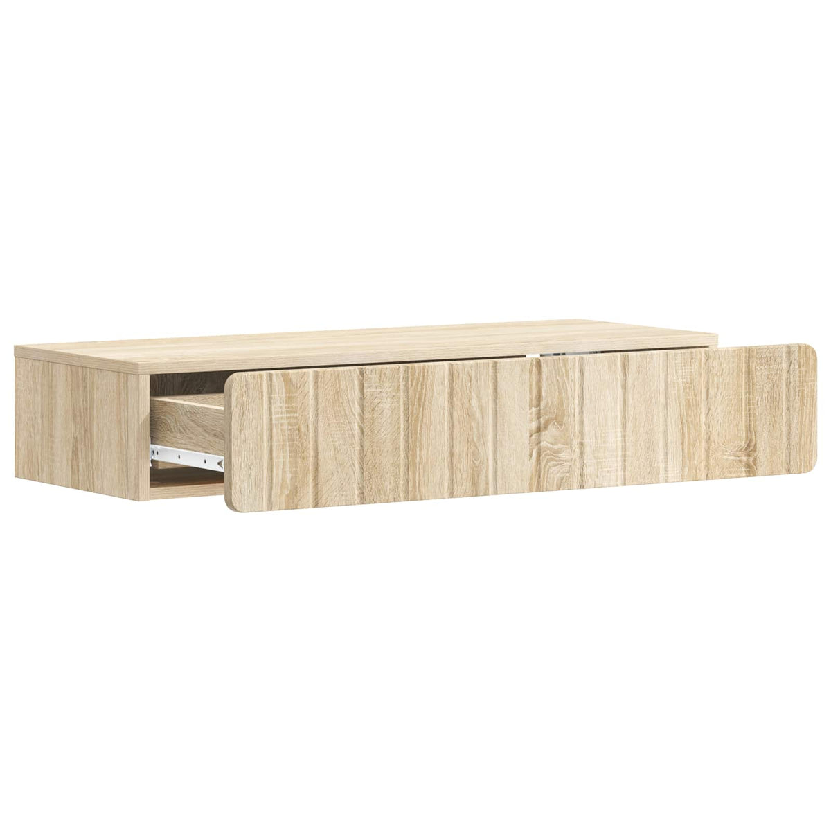 Wandmontierter Beistelltisch Sonoma-Eiche 87,5 x 34,5 x 17 cm