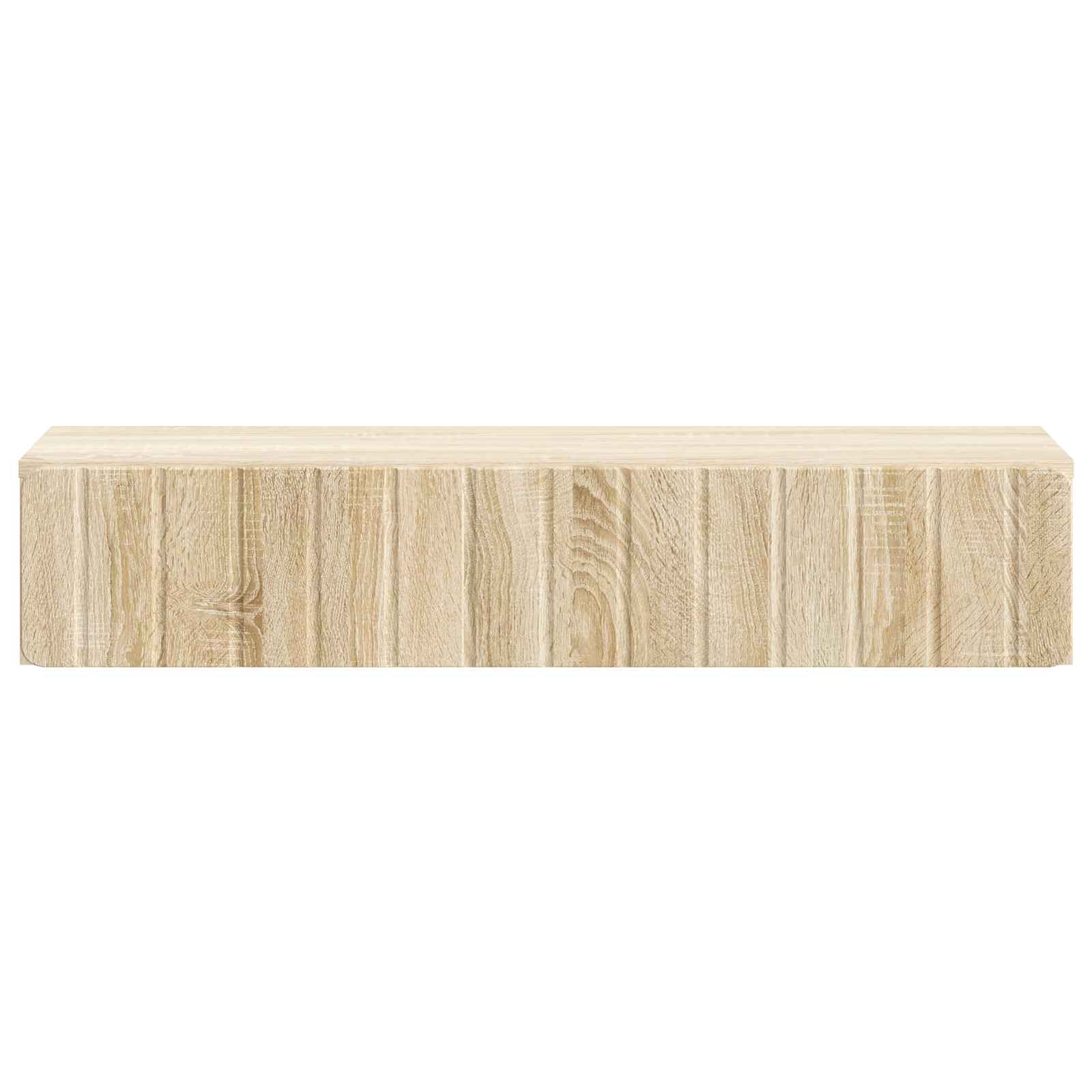 Wandmontierter Beistelltisch Sonoma-Eiche 87,5 x 34,5 x 17 cm