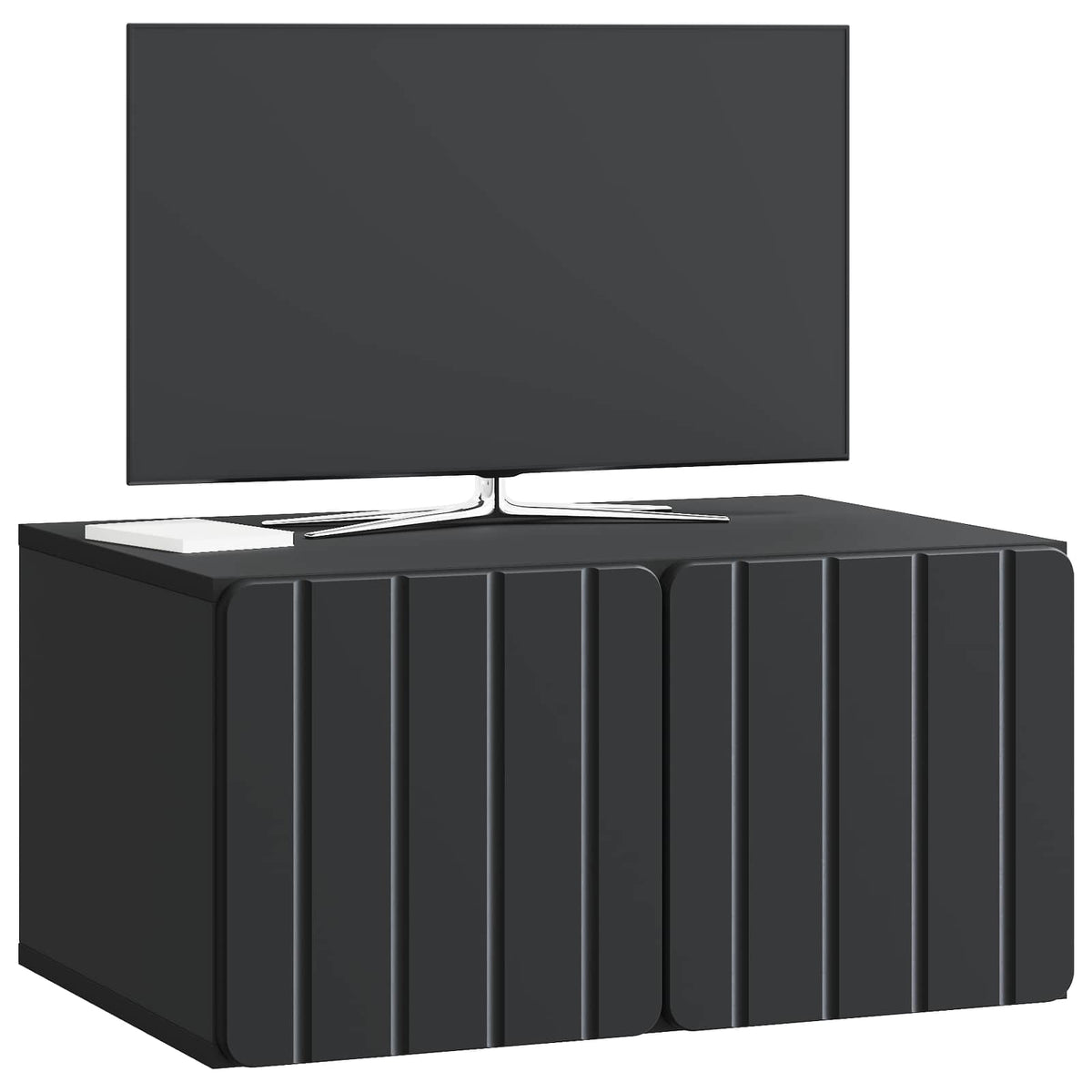 Wandmontierter TV-Schrank 59,5 x 41 x 30 cm Schwarz