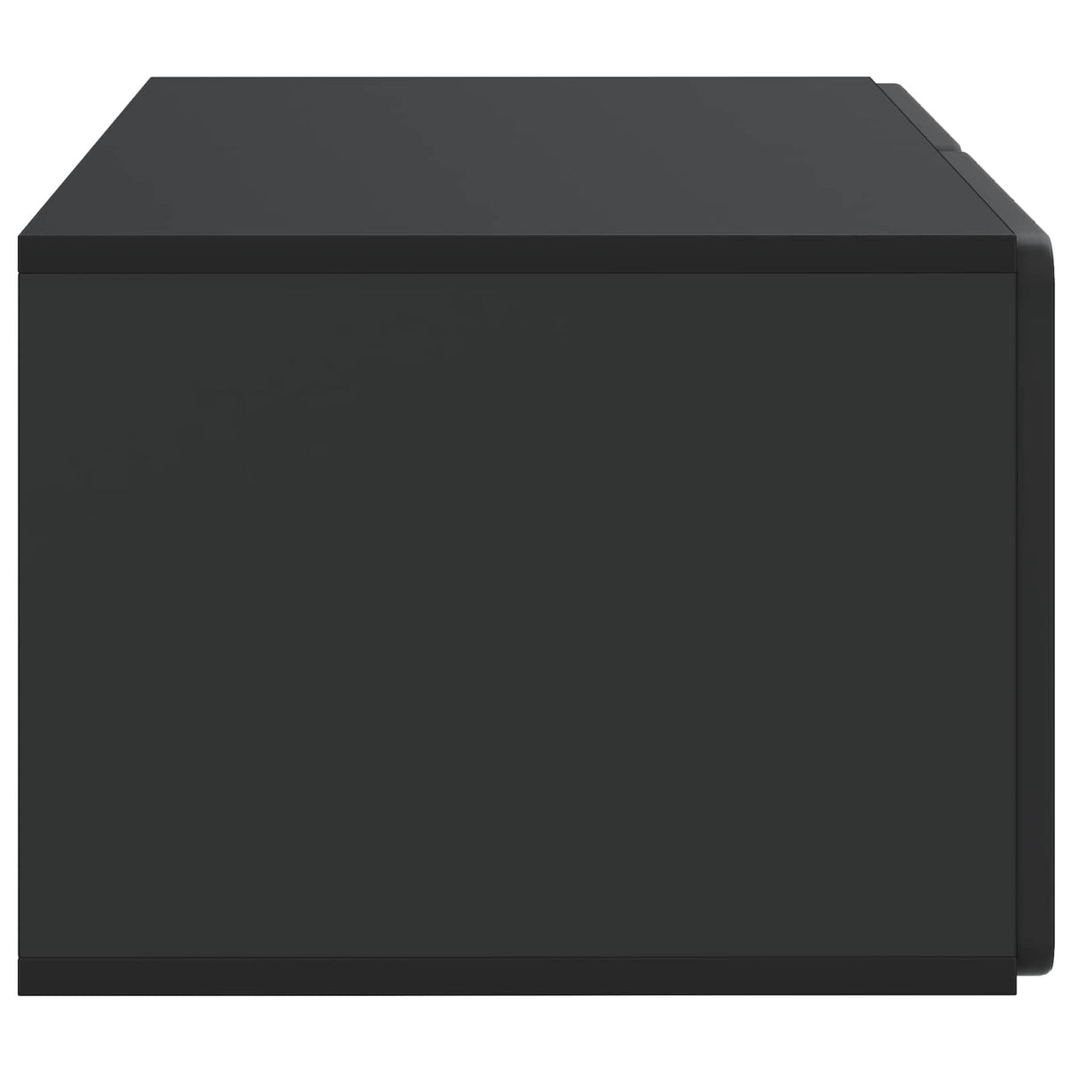 Wandmontierter TV-Schrank 59,5 x 41 x 30 cm Schwarz