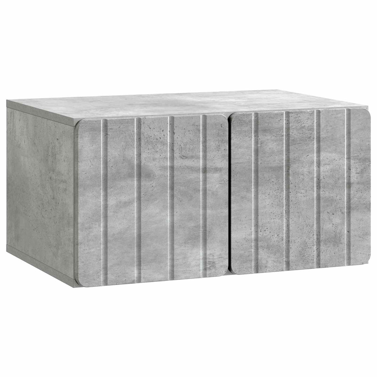 Wandmontierter TV-Schrank 59,5 x 41 x 30 cm Betongrau