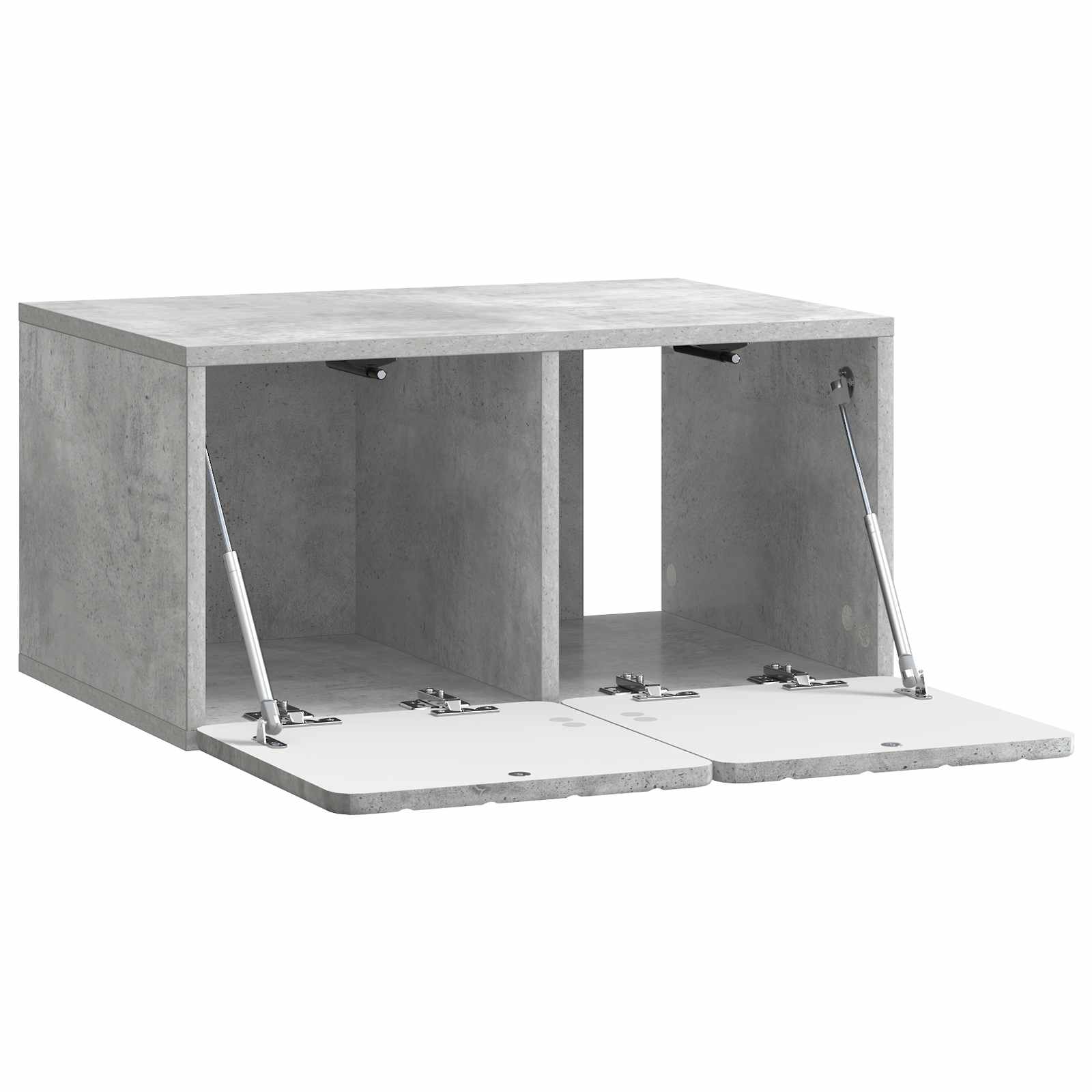Wandmontierter TV-Schrank 59,5 x 41 x 30 cm Betongrau