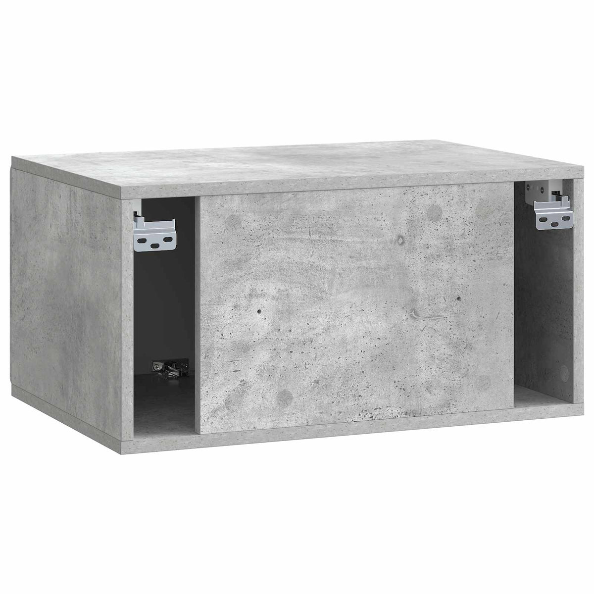 Wandmontierter TV-Schrank 59,5 x 41 x 30 cm Betongrau
