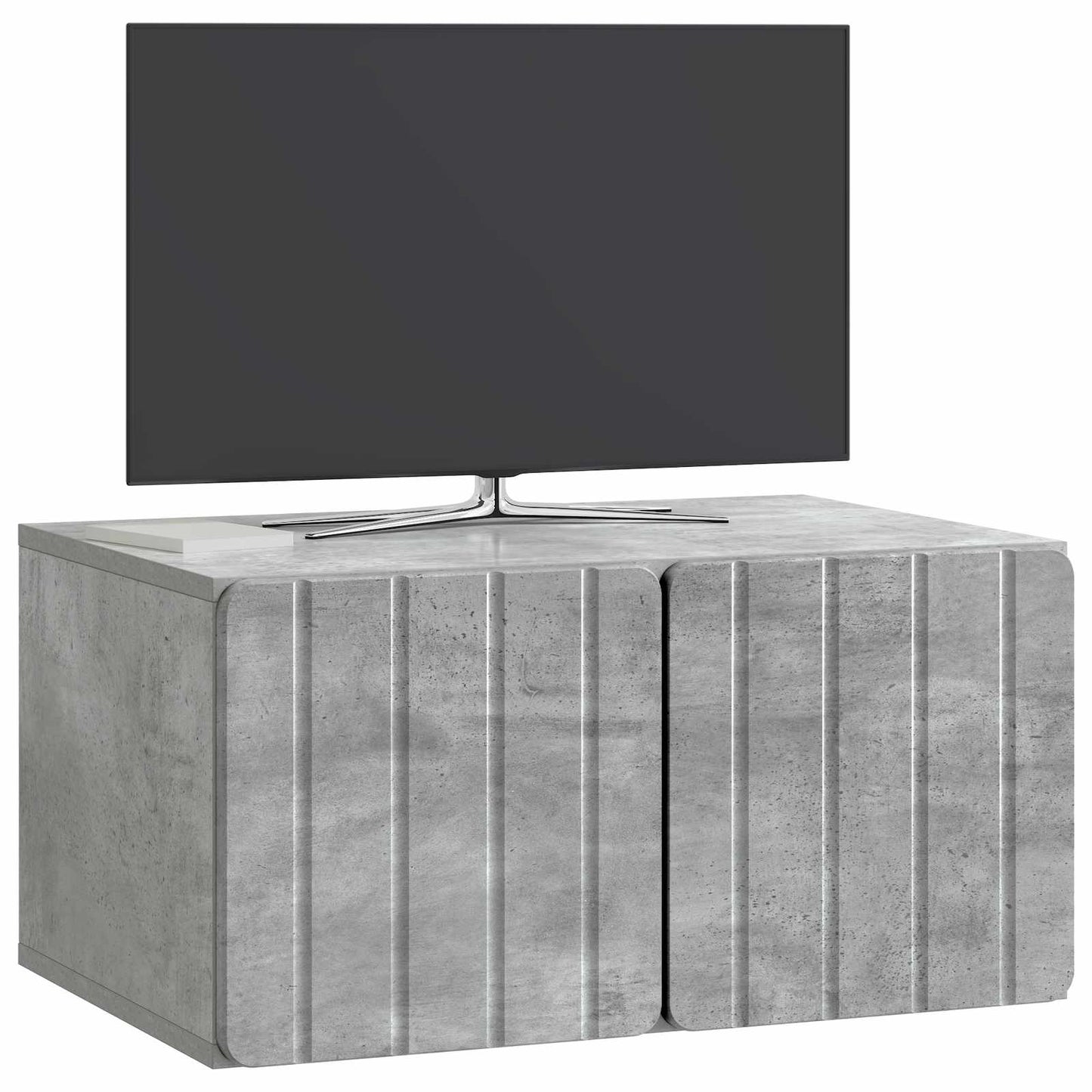 Wandmontierter TV-Schrank 59,5 x 41 x 30 cm Betongrau