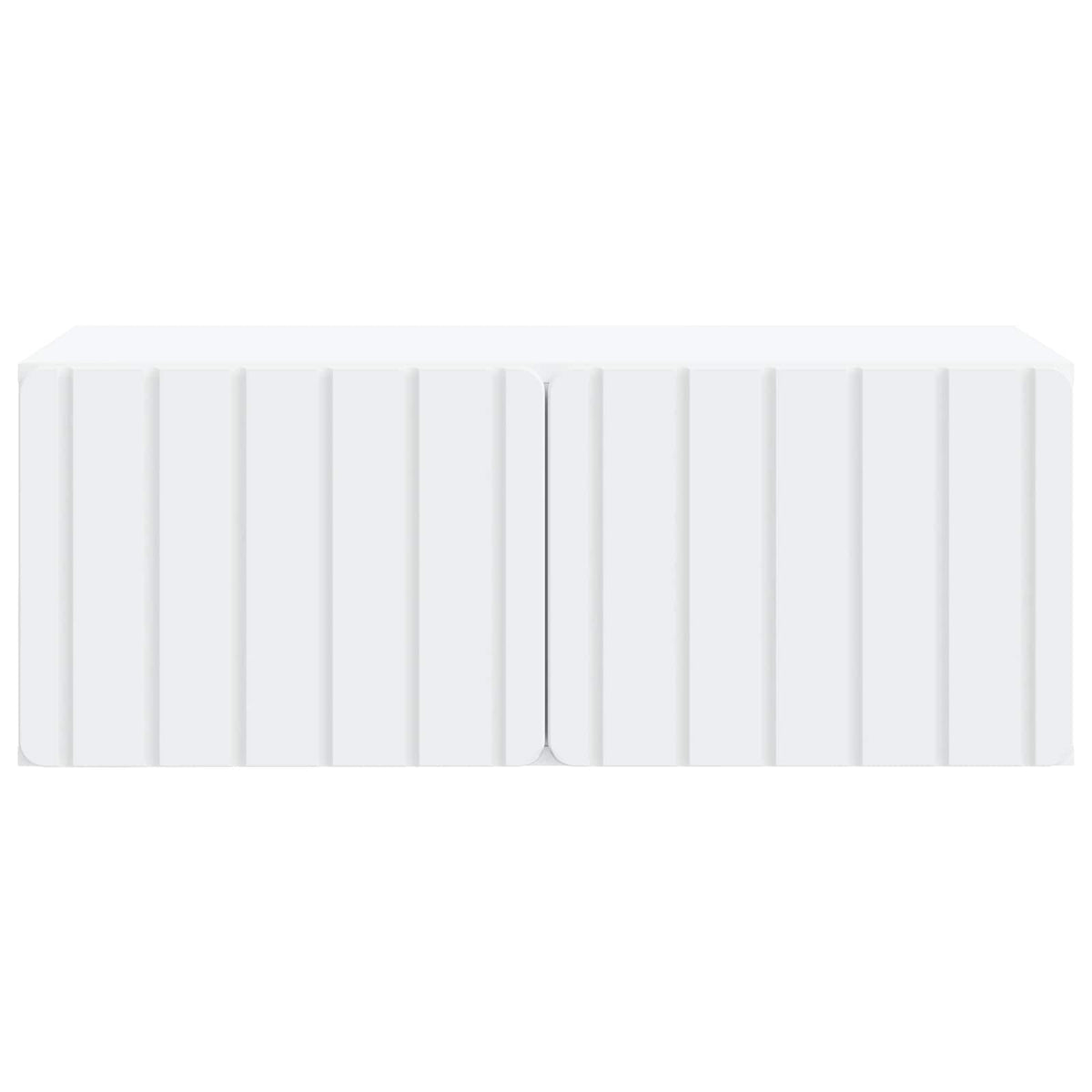 Wandmontierter TV-Schrank 78,5 x 41 x 30 cm Weiß Holzwerkstoff