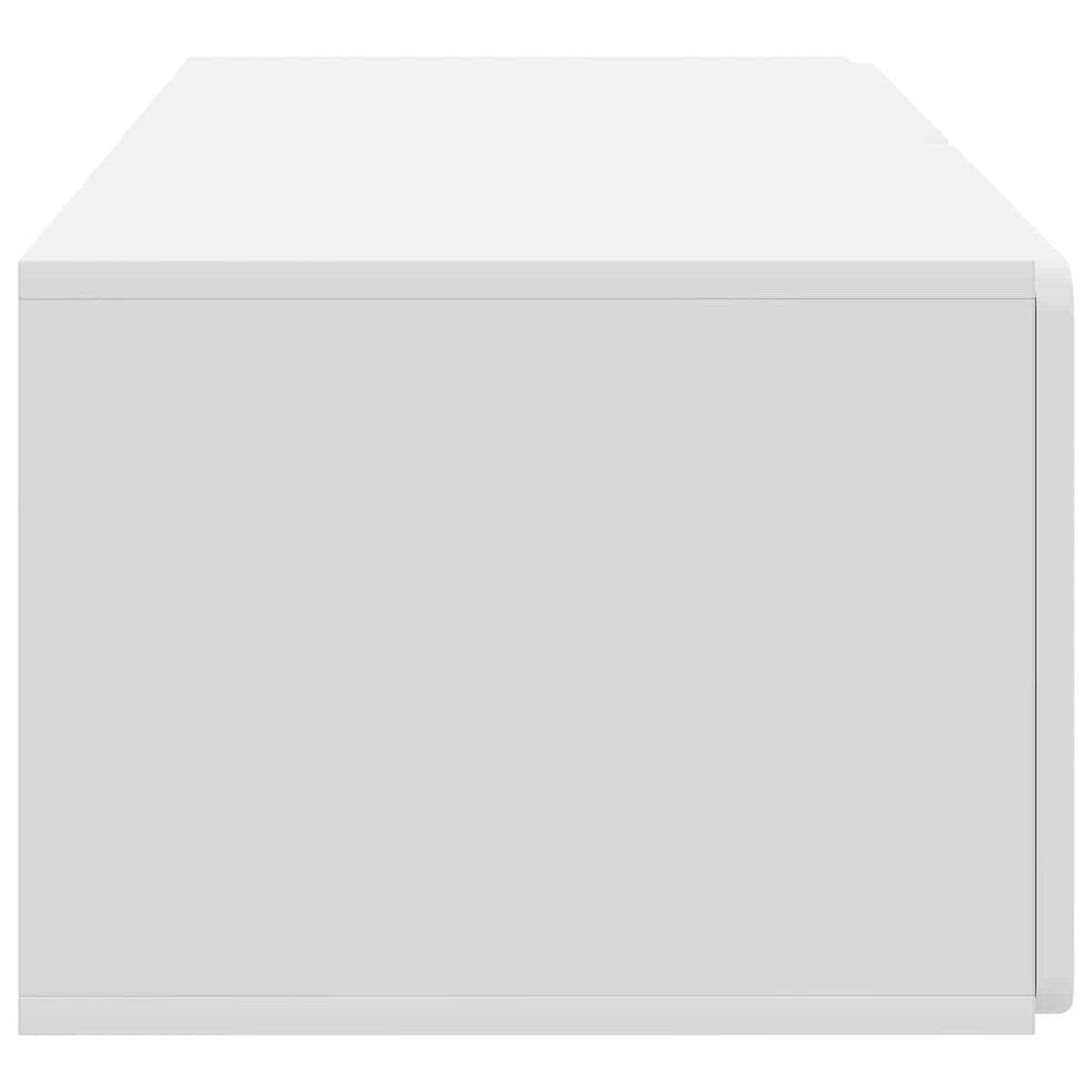 Wandmontierter TV-Schrank 78,5 x 41 x 30 cm Weiß Holzwerkstoff