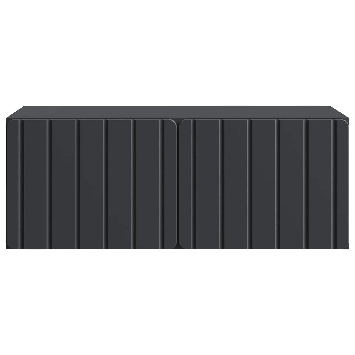 Wandmontierter TV-Schrank 78,5 x 41 x 30 cm Schwarz