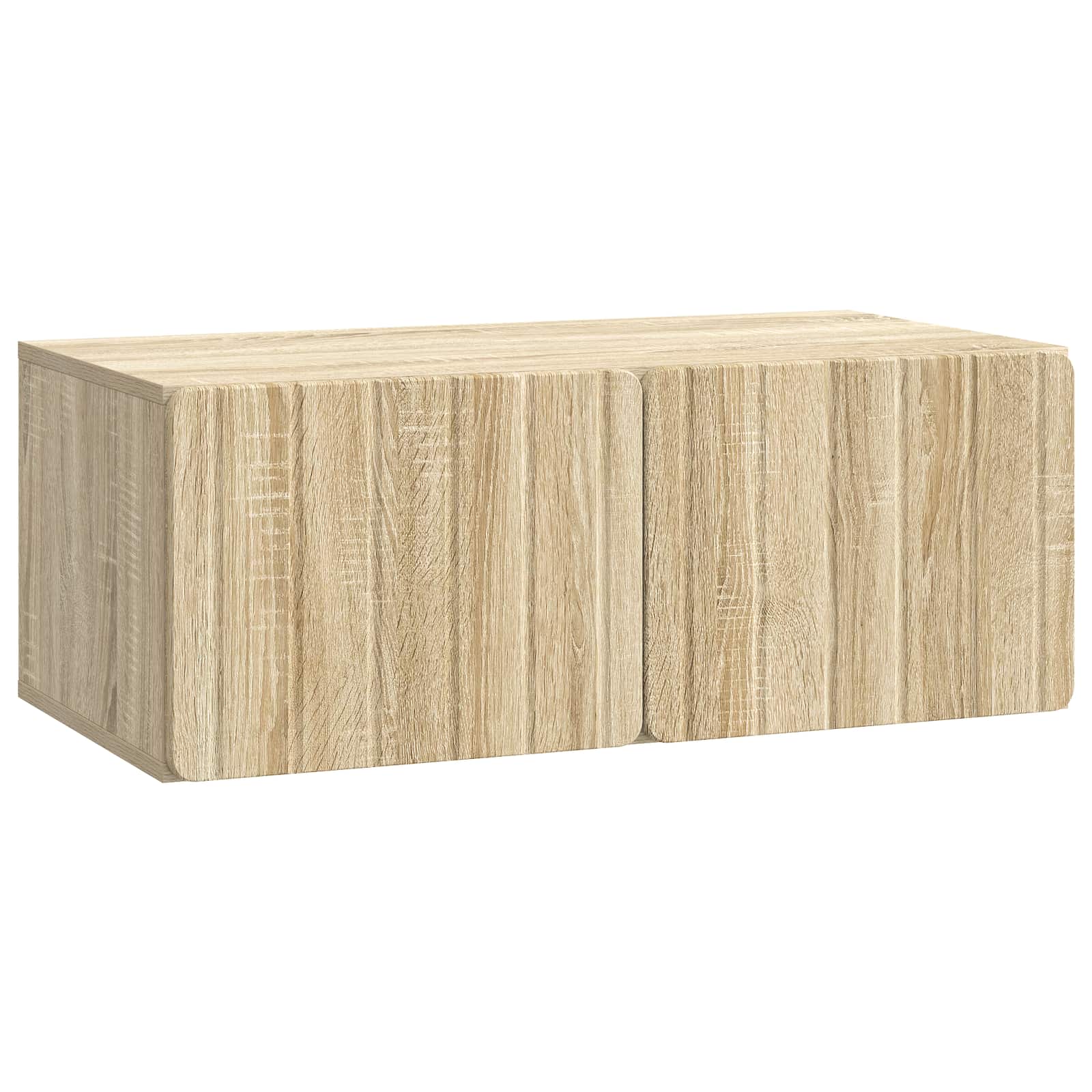Wandmontierter TV-Schrank 78,5 x 41 x 30 cm Sonoma-Eiche