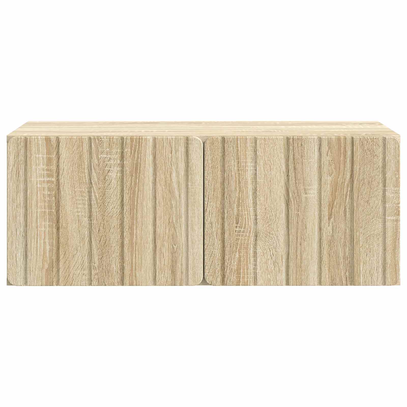 Wandmontierter TV-Schrank 78,5 x 41 x 30 cm Sonoma-Eiche