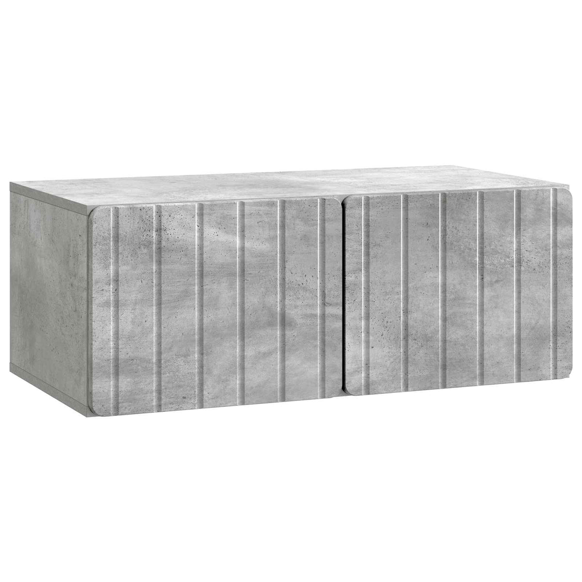 Wandmontierter TV-Schrank 78,5 x 41 x 30 cm Betongrau