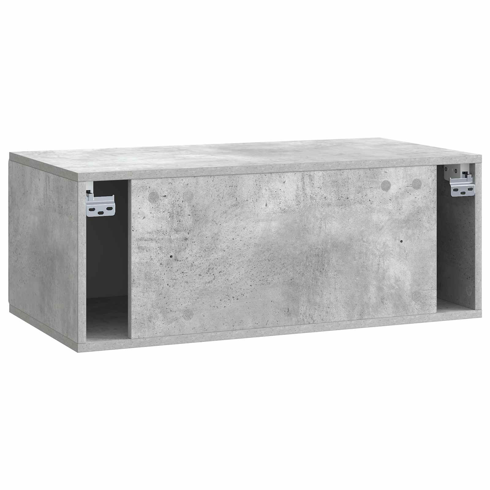 Wandmontierter TV-Schrank 78,5 x 41 x 30 cm Betongrau