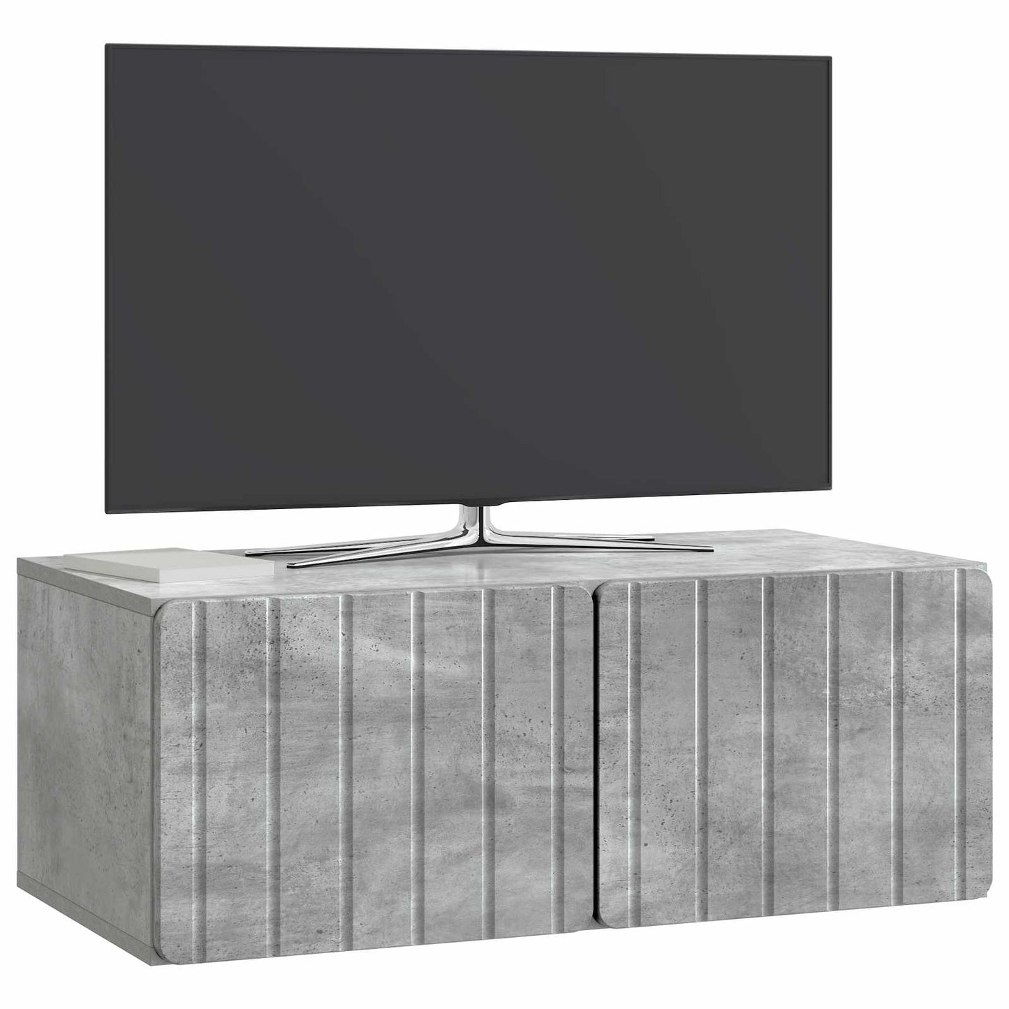 Wandmontierter TV-Schrank 78,5 x 41 x 30 cm Betongrau