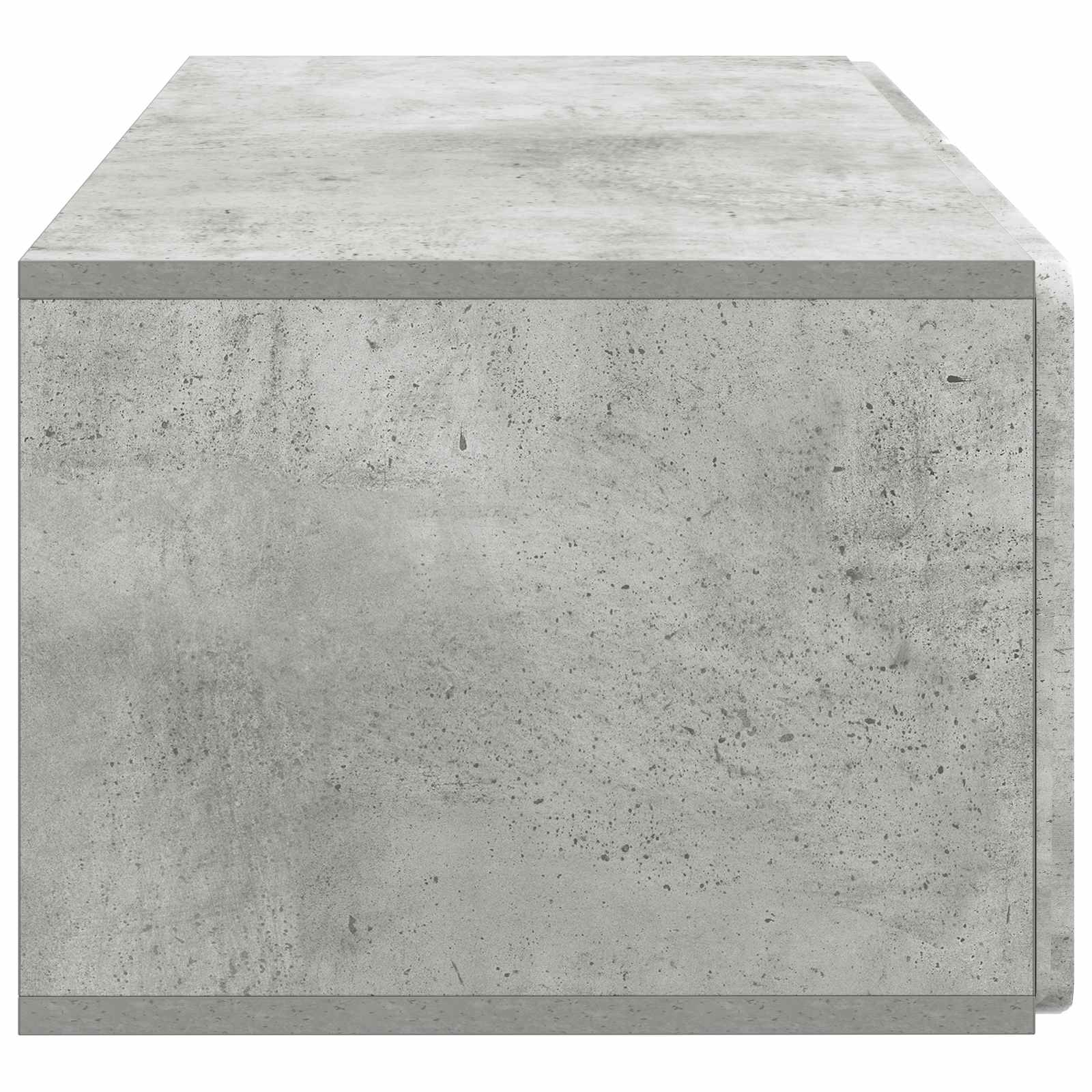 Wandmontierter TV-Schrank 78,5 x 41 x 30 cm Betongrau