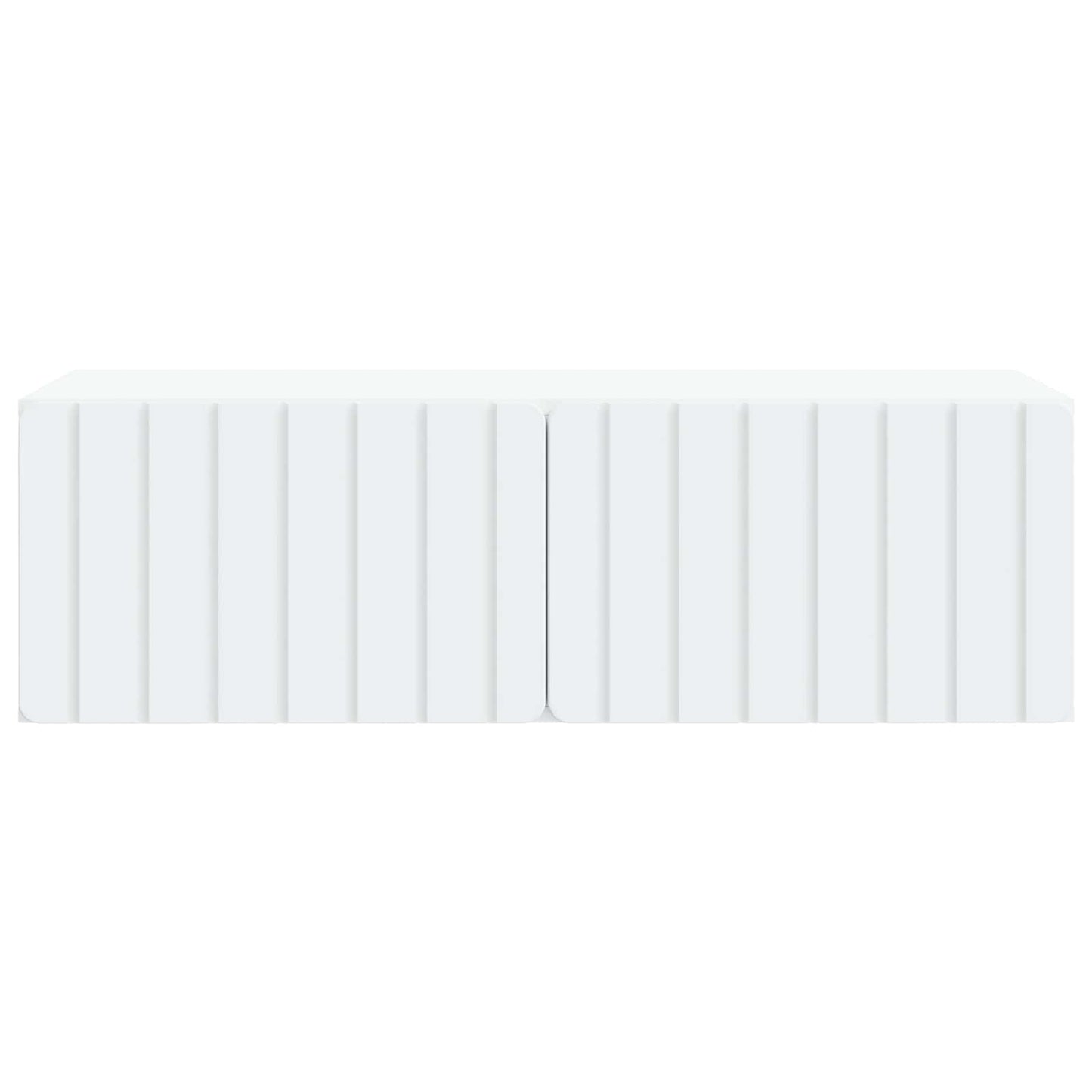 Wandmontierter TV-Schrank 98 x 41 x 30 cm Weiß Holzwerkstoff