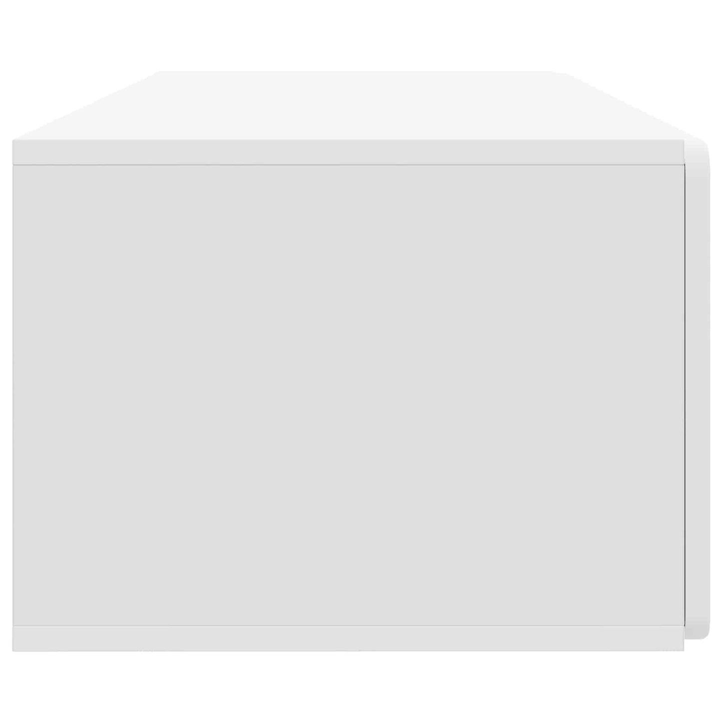 Wandmontierter TV-Schrank 98 x 41 x 30 cm Weiß Holzwerkstoff