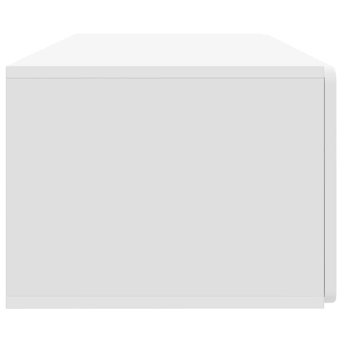 Wandmontierter TV-Schrank 98 x 41 x 30 cm Weiß Holzwerkstoff