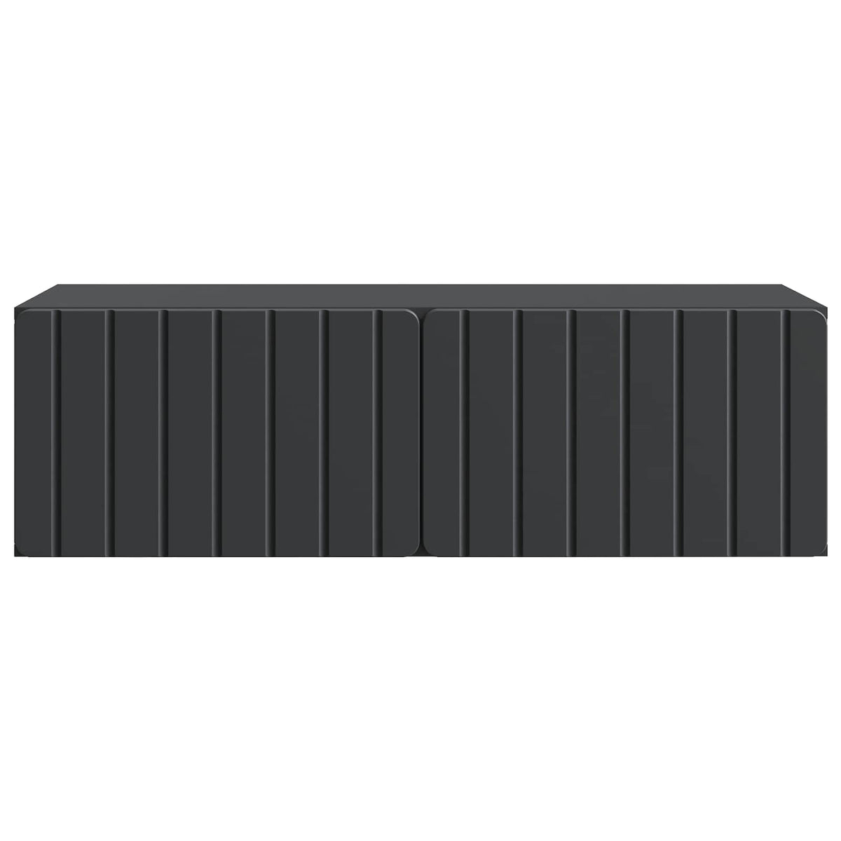 Wandmontierter TV-Schrank 98 x 41 x 30 cm Schwarz Holzwerkstoff
