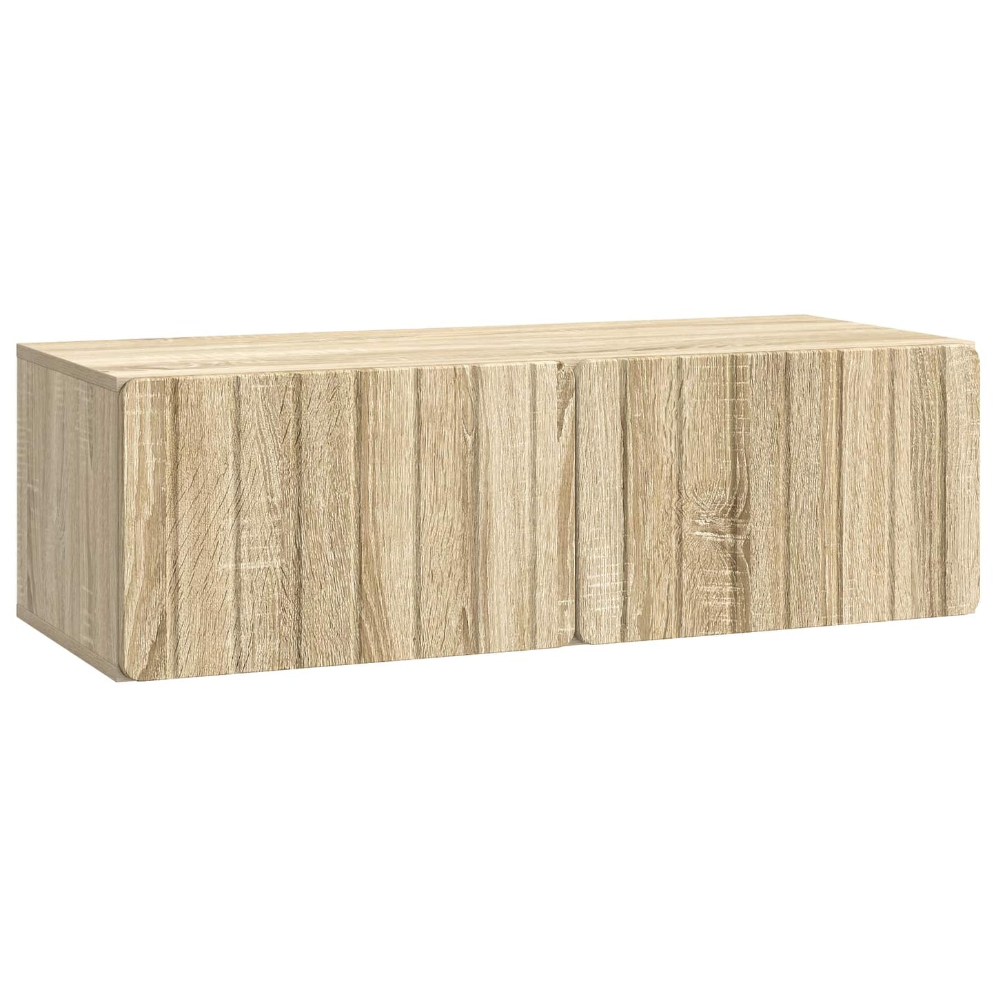 Wandmontierter TV-Schrank 98 x 41 x 30 cm Sonoma-Eiche