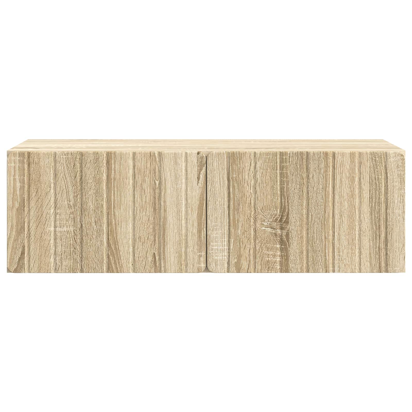 Wandmontierter TV-Schrank 98 x 41 x 30 cm Sonoma-Eiche