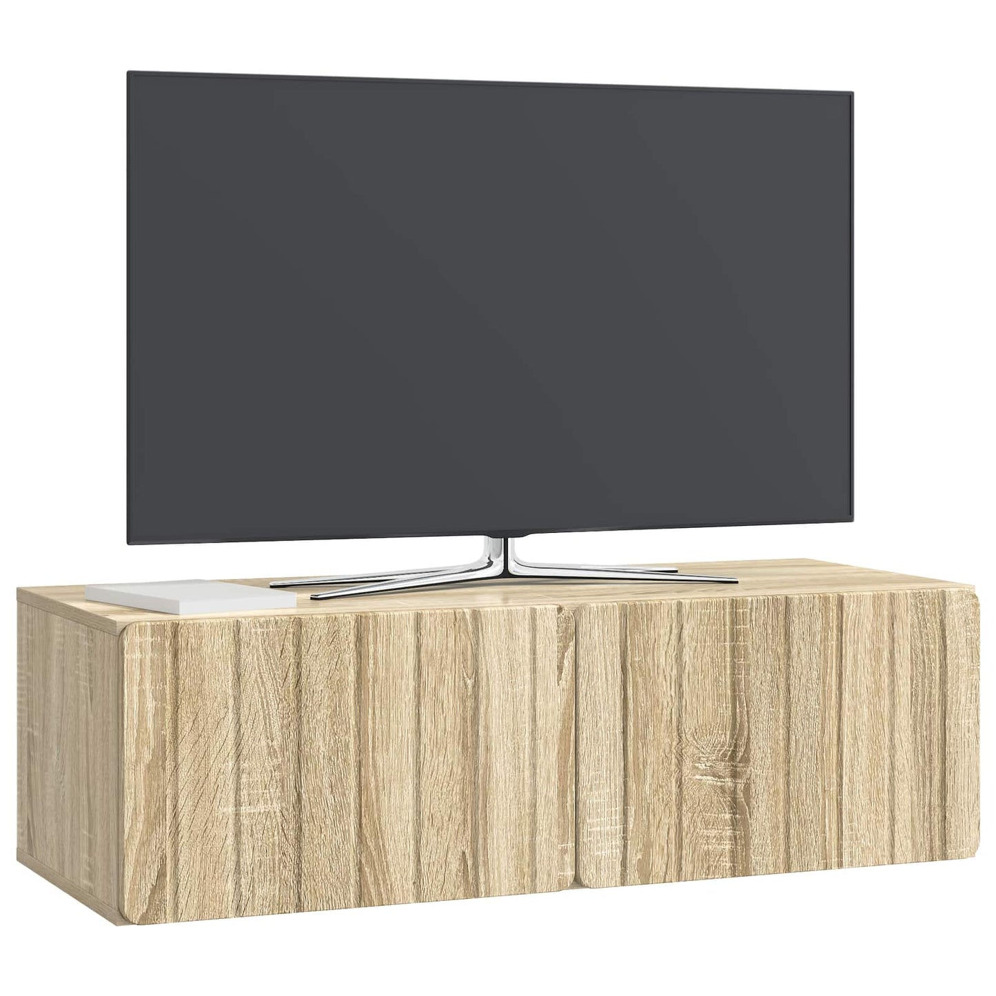 Wandmontierter TV-Schrank 98 x 41 x 30 cm Sonoma-Eiche