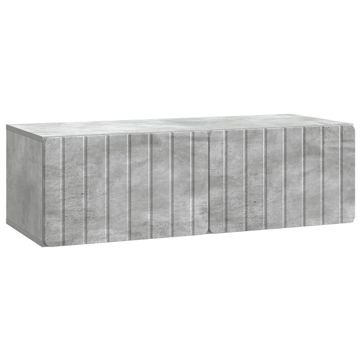 Wandmontierter TV-Schrank 98 x 41 x 30 cm Betongrau