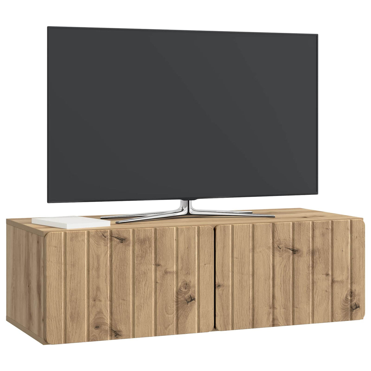 Wandmontierter TV-Schrank 98 x 41 x 30 cm Artisan-Eiche
