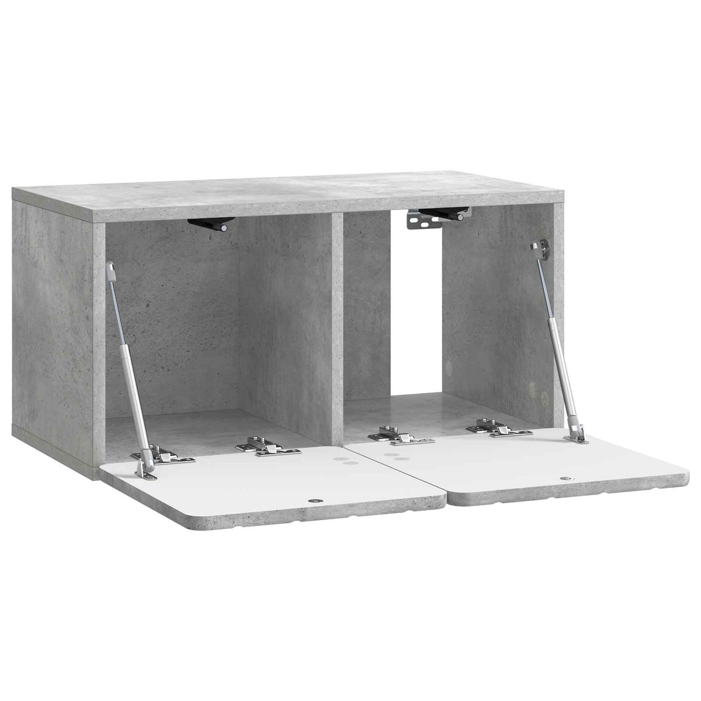 Wandmontierter TV-Schrank 59,5 x 31 x 30 cm Betongrau