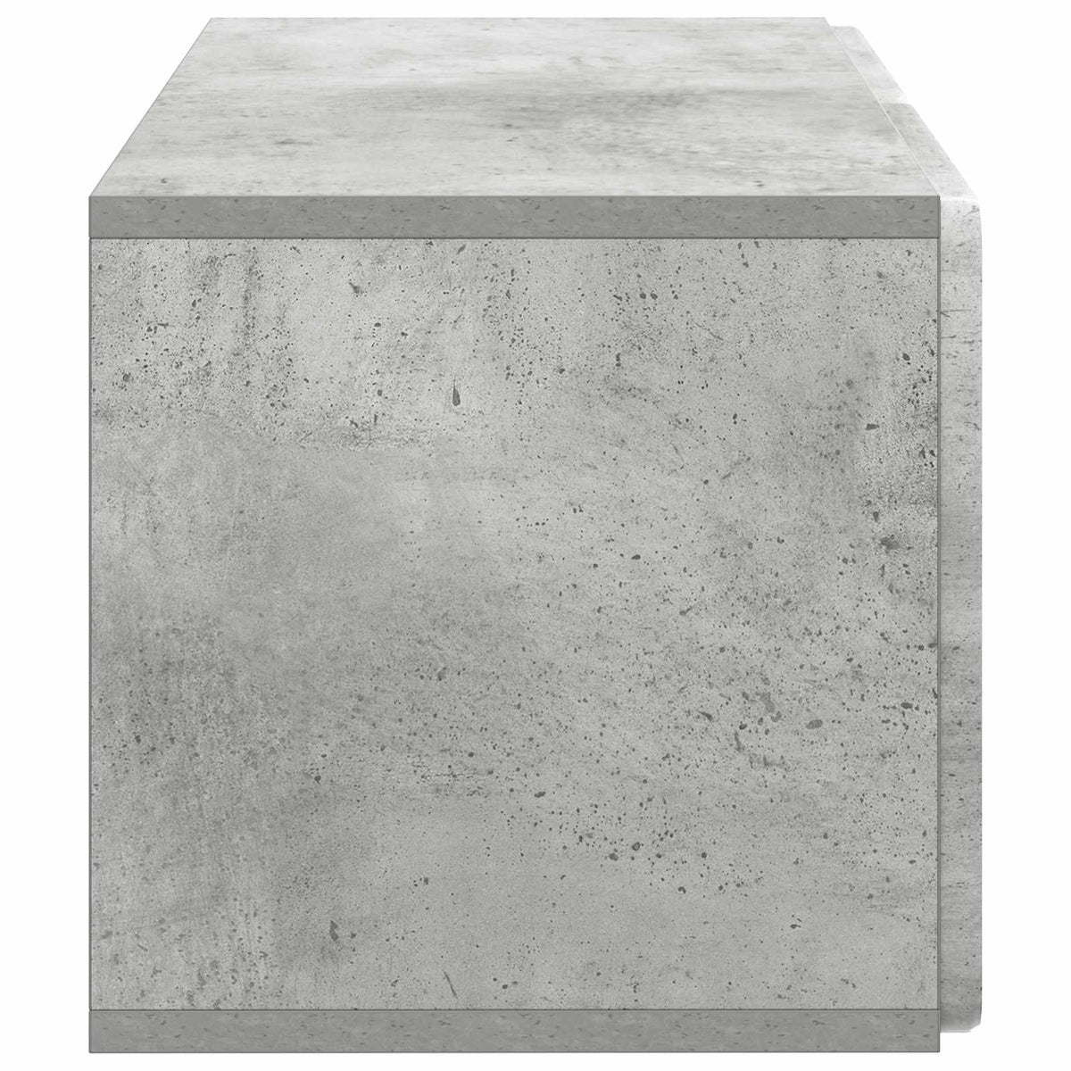 Wandmontierter TV-Schrank 59,5 x 31 x 30 cm Betongrau