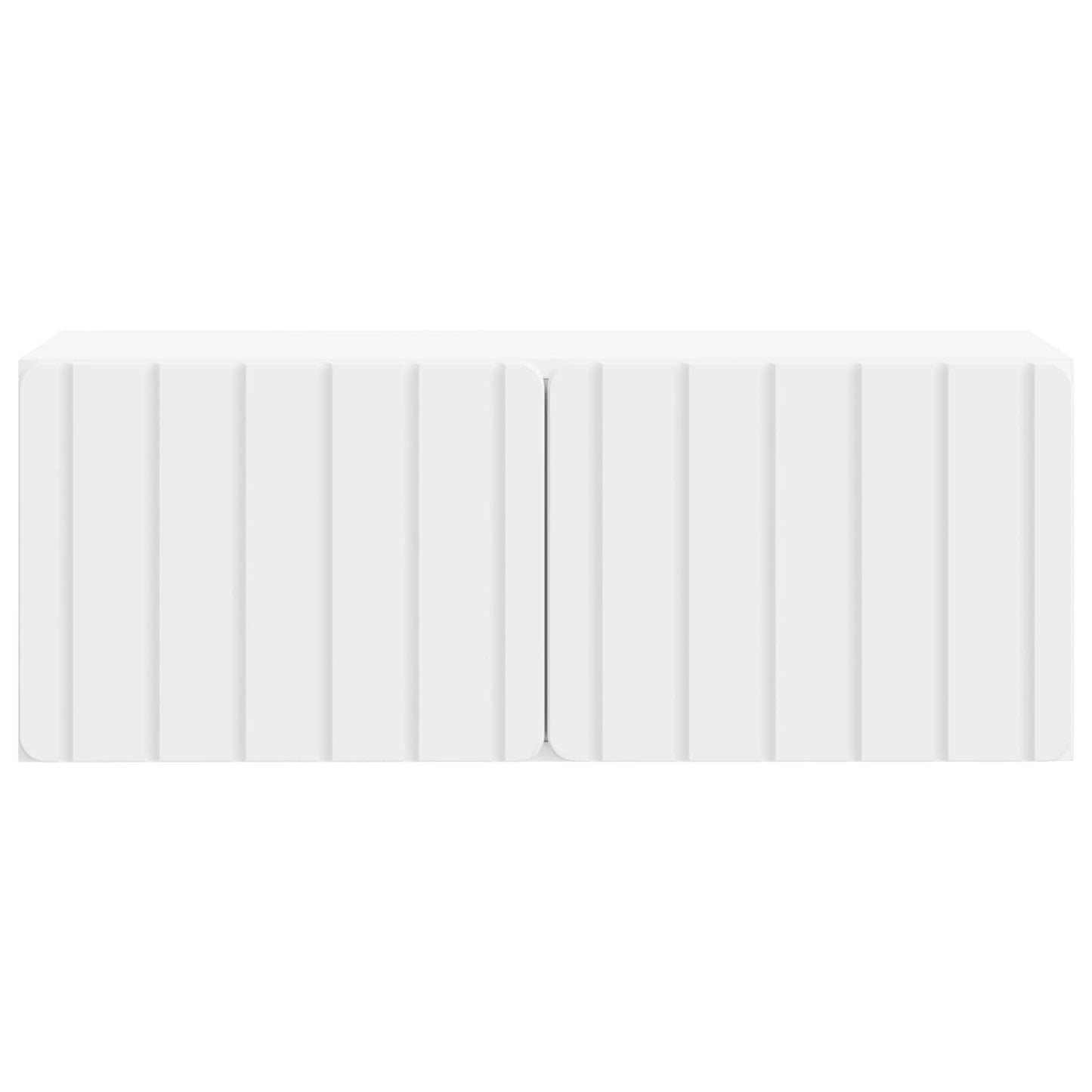 Wandmontierter TV-Schrank 78,5 x 31 x 30 cm Weiß Holzwerkstoff