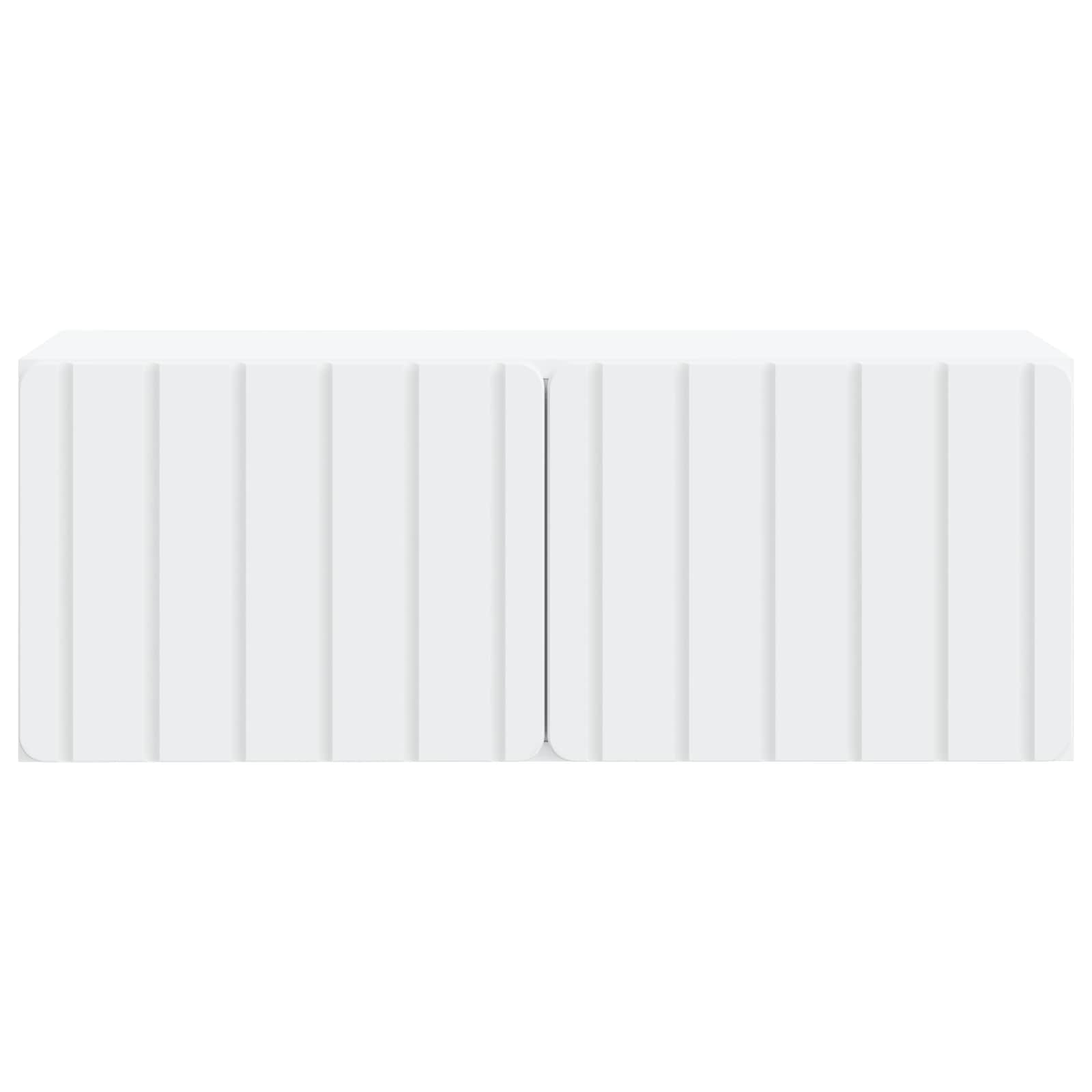 Wandmontierter TV-Schrank 78,5 x 31 x 30 cm Weiß Holzwerkstoff