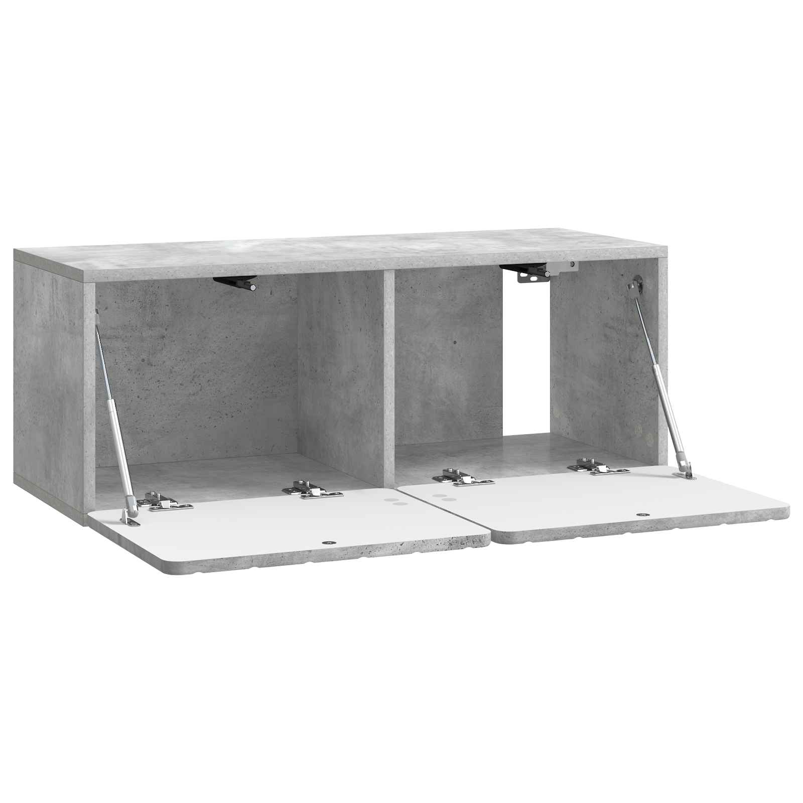 Wandmontierter TV-Schrank 78,5 x 31 x 30 cm Betongrau