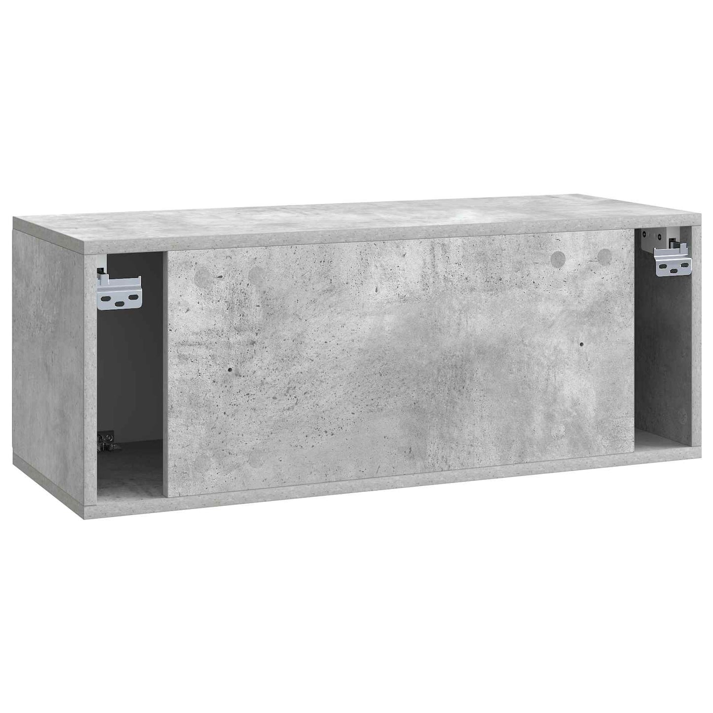 Wandmontierter TV-Schrank 78,5 x 31 x 30 cm Betongrau