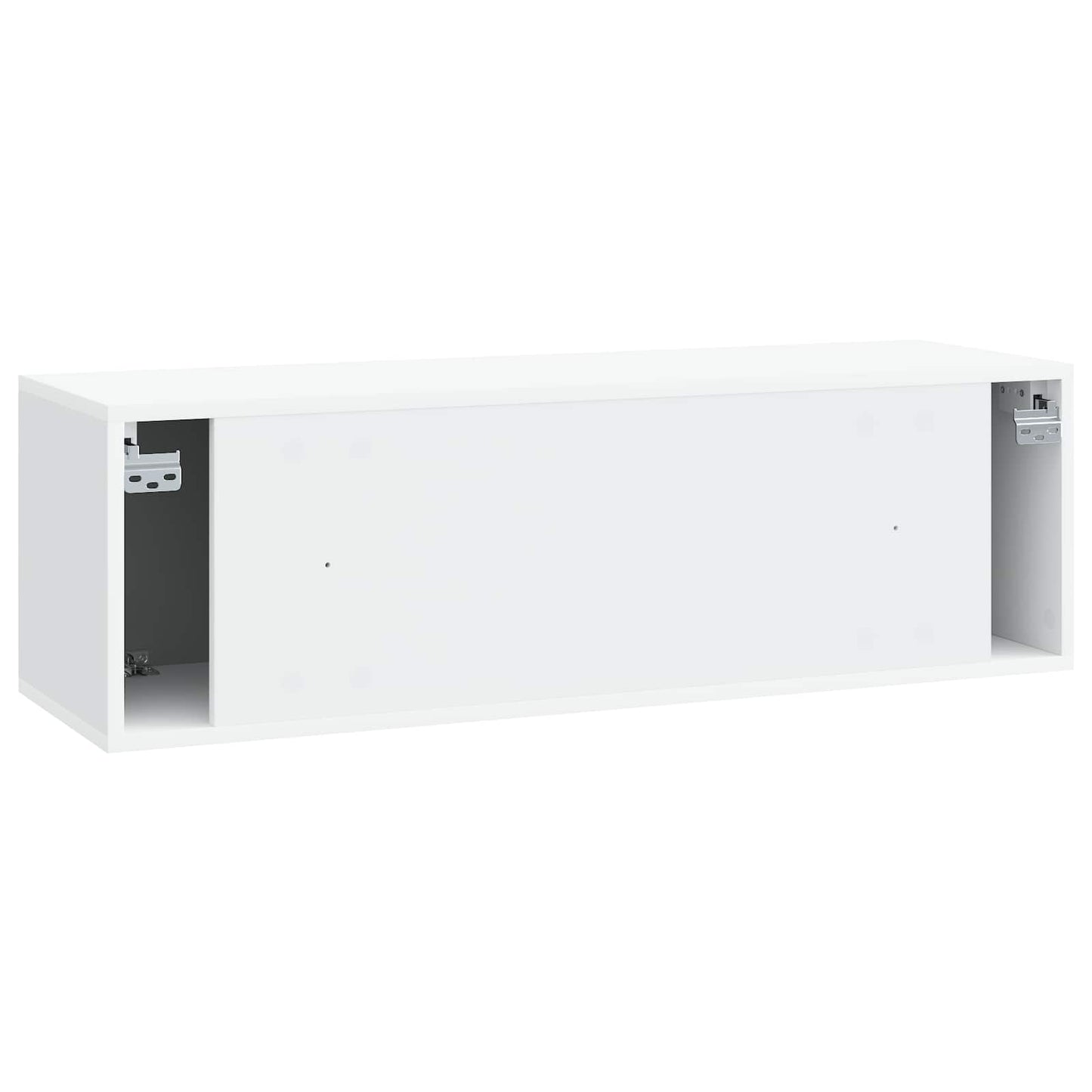Wandmontierter TV-Schrank 98 x 31 x 30 cm Weiß Holzwerkstoff