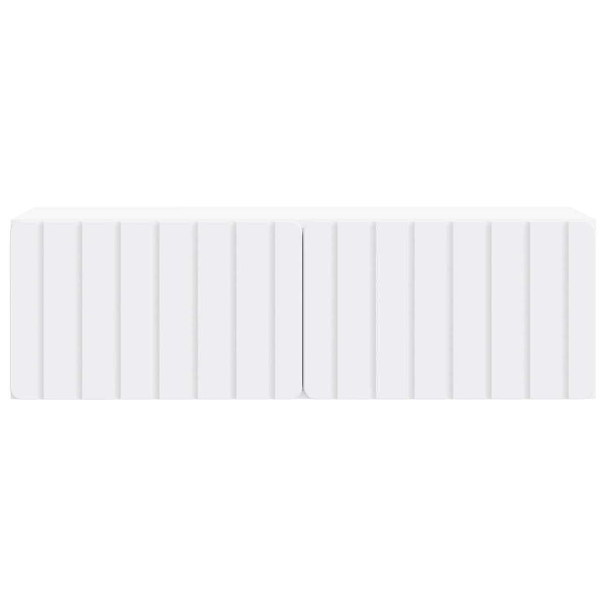 Wandmontierter TV-Schrank 98 x 31 x 30 cm Weiß Holzwerkstoff
