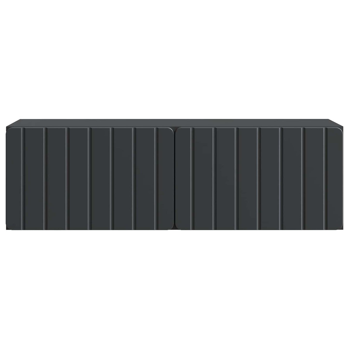 Wandmontierter TV-Schrank 98 x 31 x 30 cm Schwarz Holzwerkstoff
