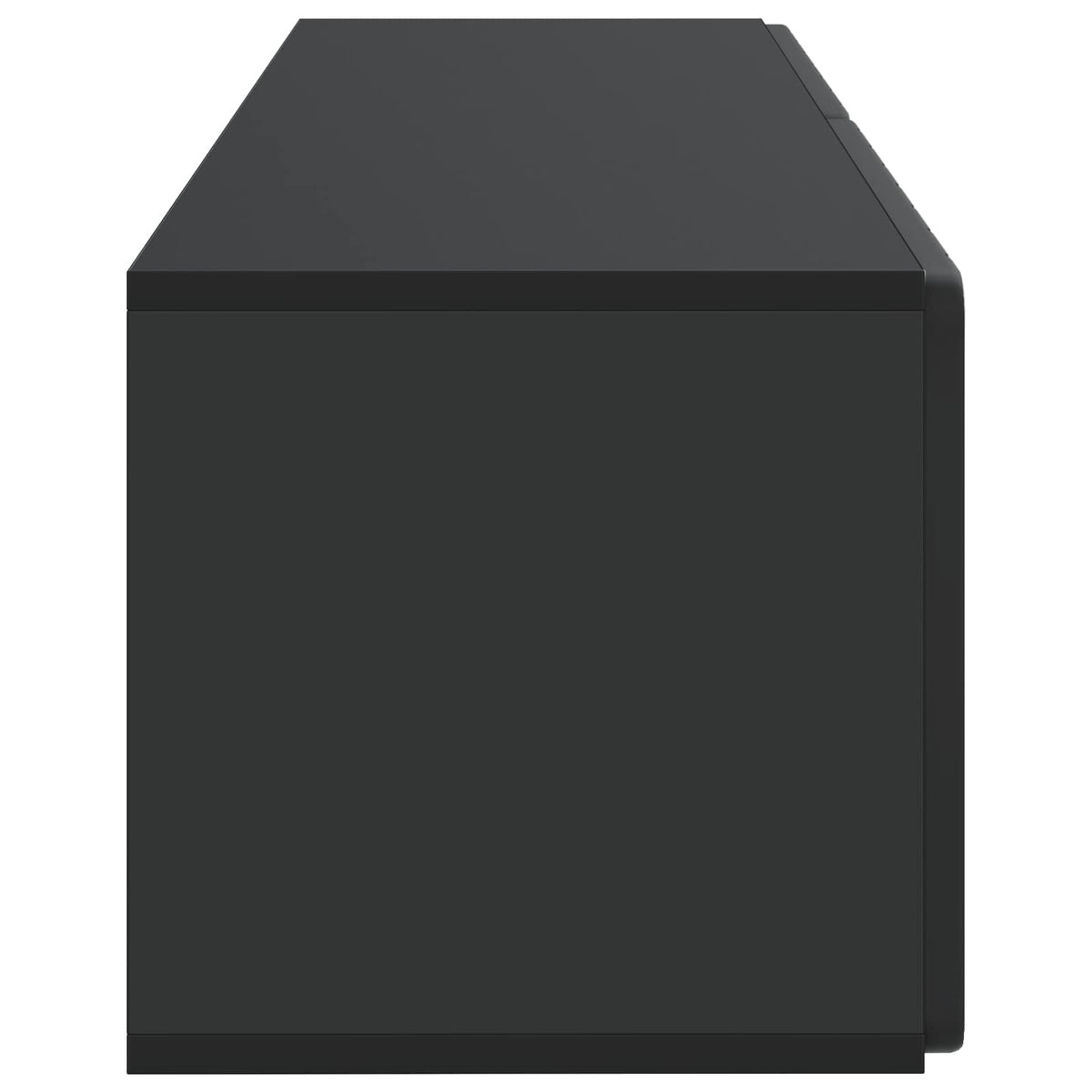 Wandmontierter TV-Schrank 98 x 31 x 30 cm Schwarz Holzwerkstoff