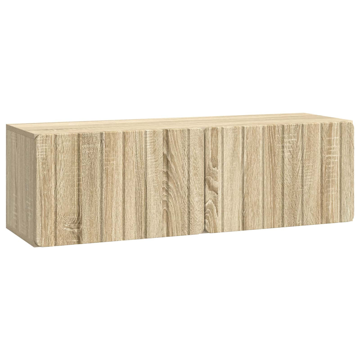 Wandmontierter TV-Schrank 98 x 31 x 30 cm Sonoma-Eiche