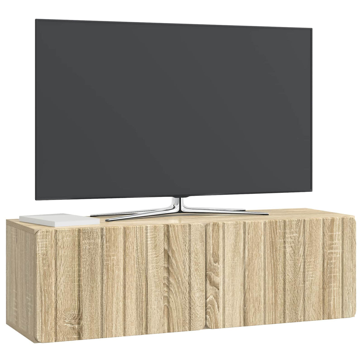 Wandmontierter TV-Schrank 98 x 31 x 30 cm Sonoma-Eiche