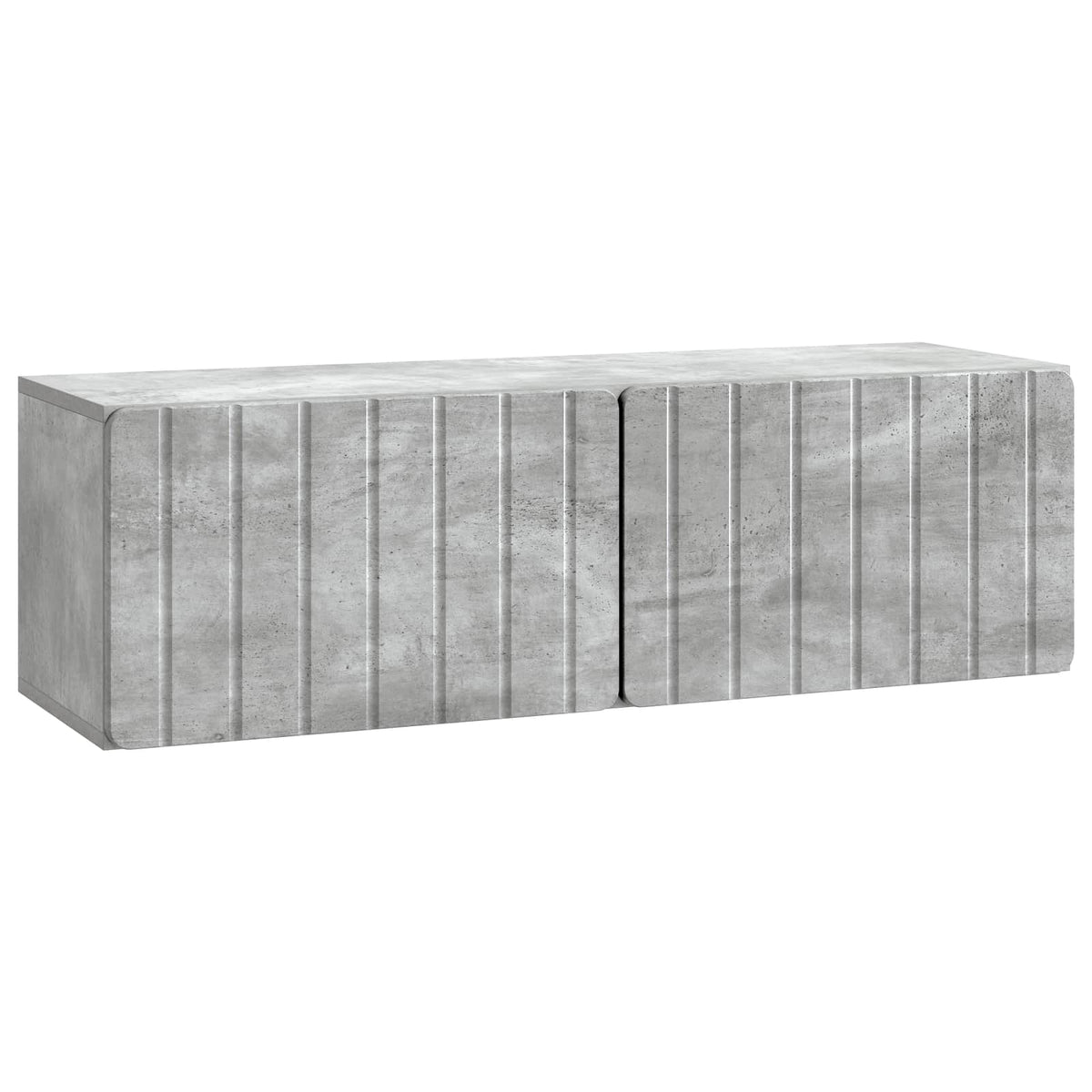 Wandmontierter TV-Schrank 98 x 31 x 30 cm Betongrau