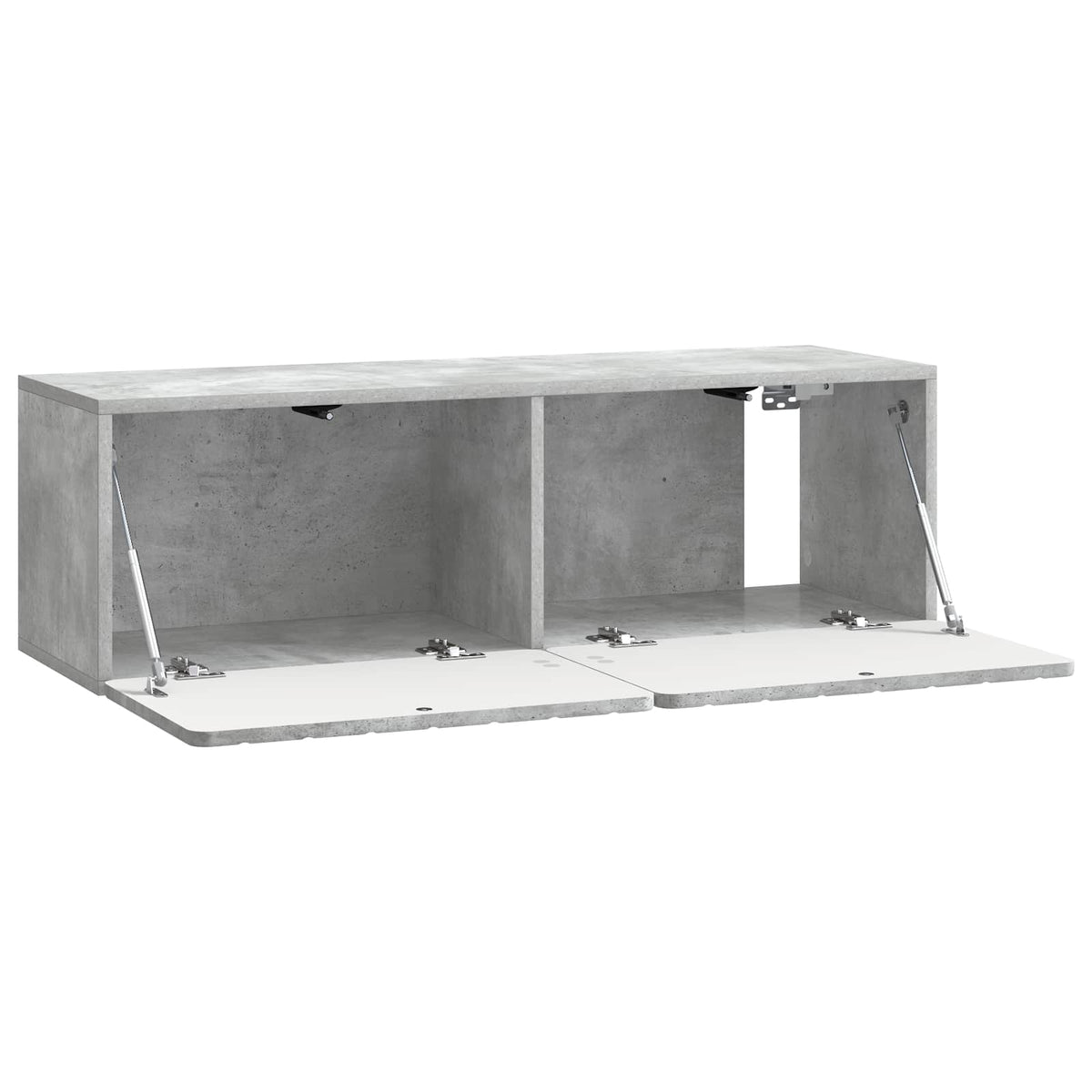 Wandmontierter TV-Schrank 98 x 31 x 30 cm Betongrau