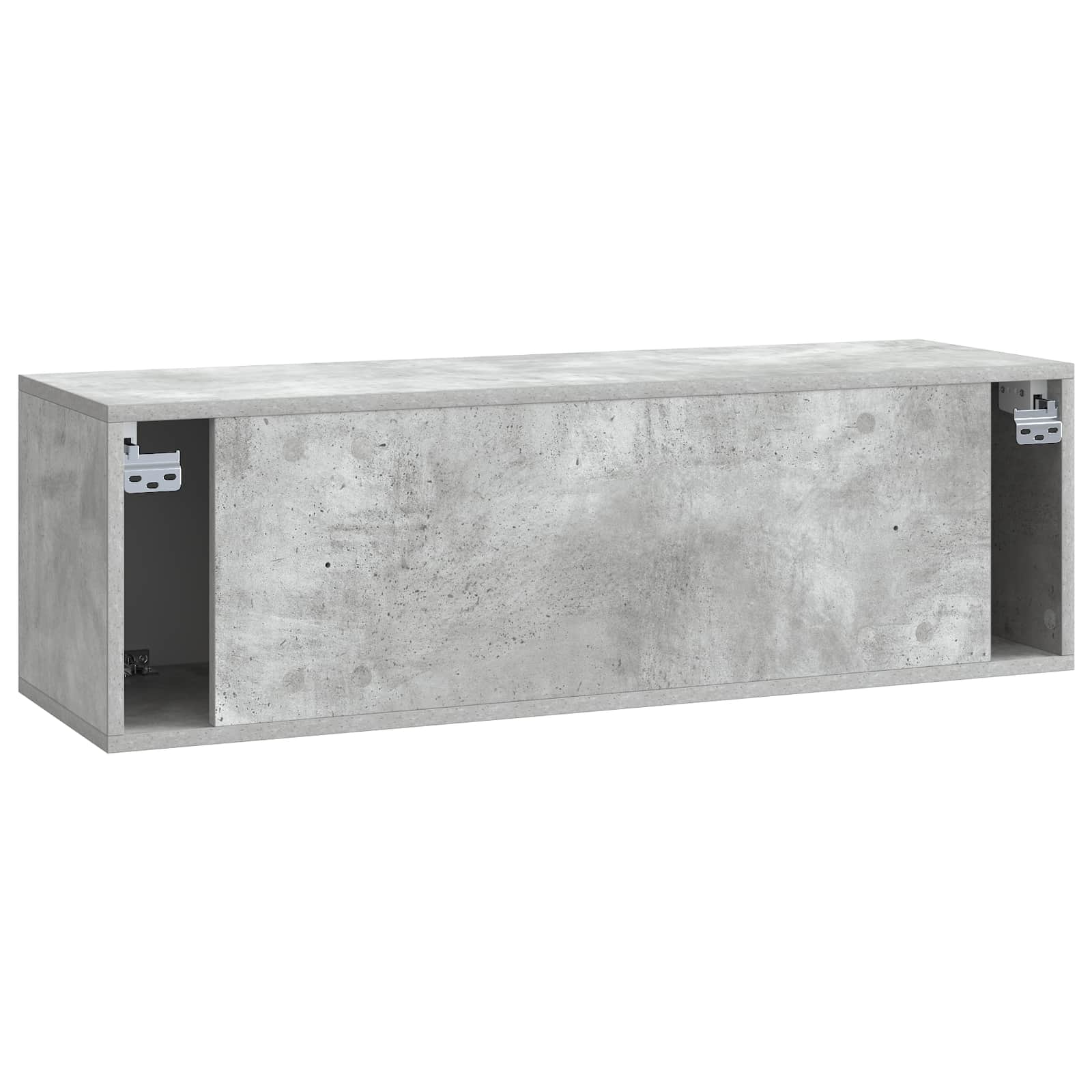 Wandmontierter TV-Schrank 98 x 31 x 30 cm Betongrau