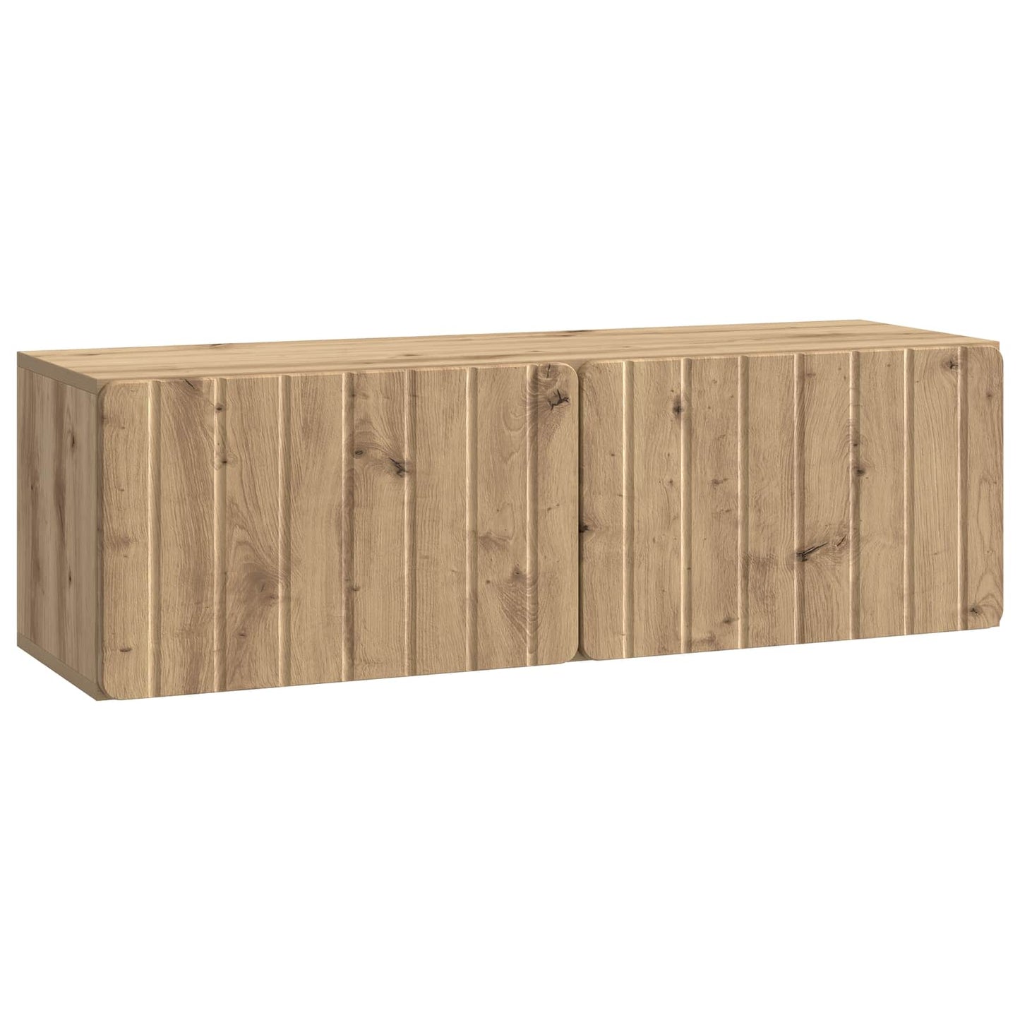 Wandmontierter TV-Schrank 98 x 31 x 30 cm Artisan-Eiche