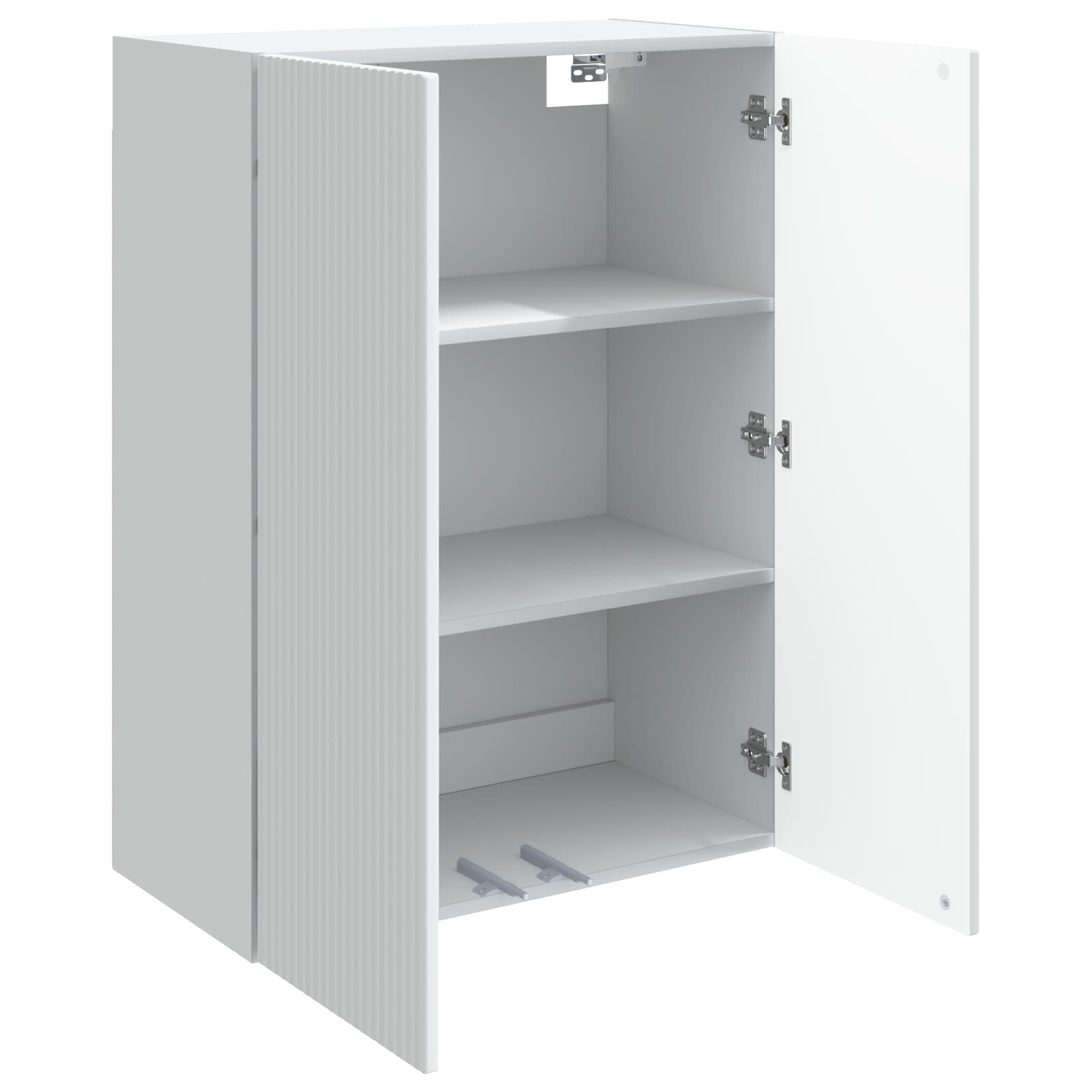Wandschrank 66 x 34,5 x 90 cm Holzwerkstoff Weiß