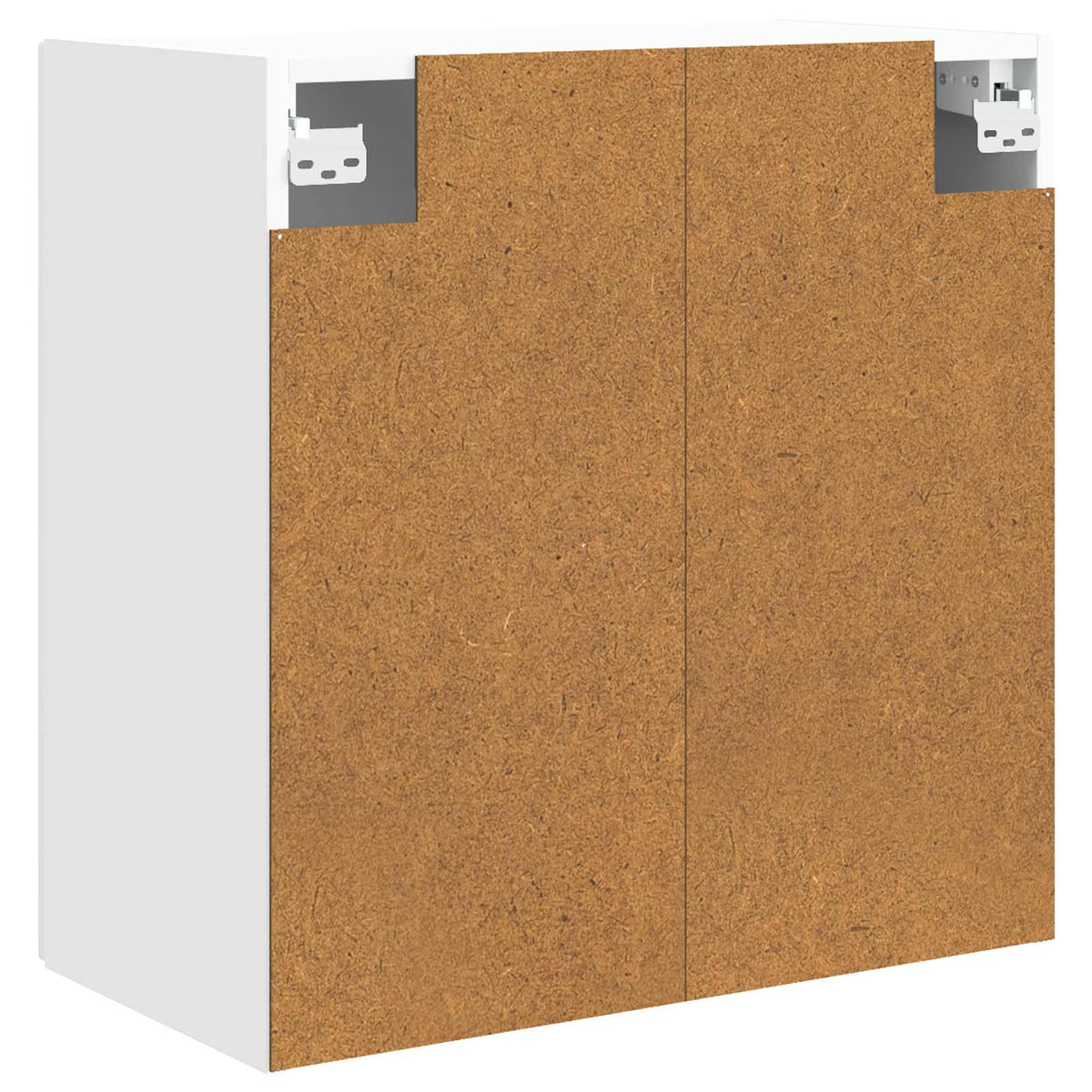 Wandschrank 59 x 31 x 60 cm Holzwerkstoff Weiß