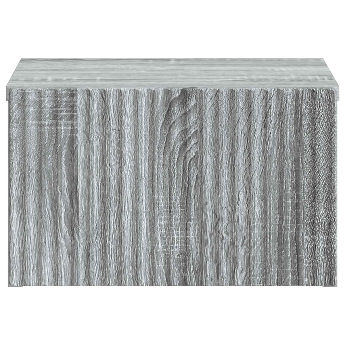 Wandmontierter Nachttisch 2 Stk. Sonoma-Grau 33 x 34,5 x 20 cm